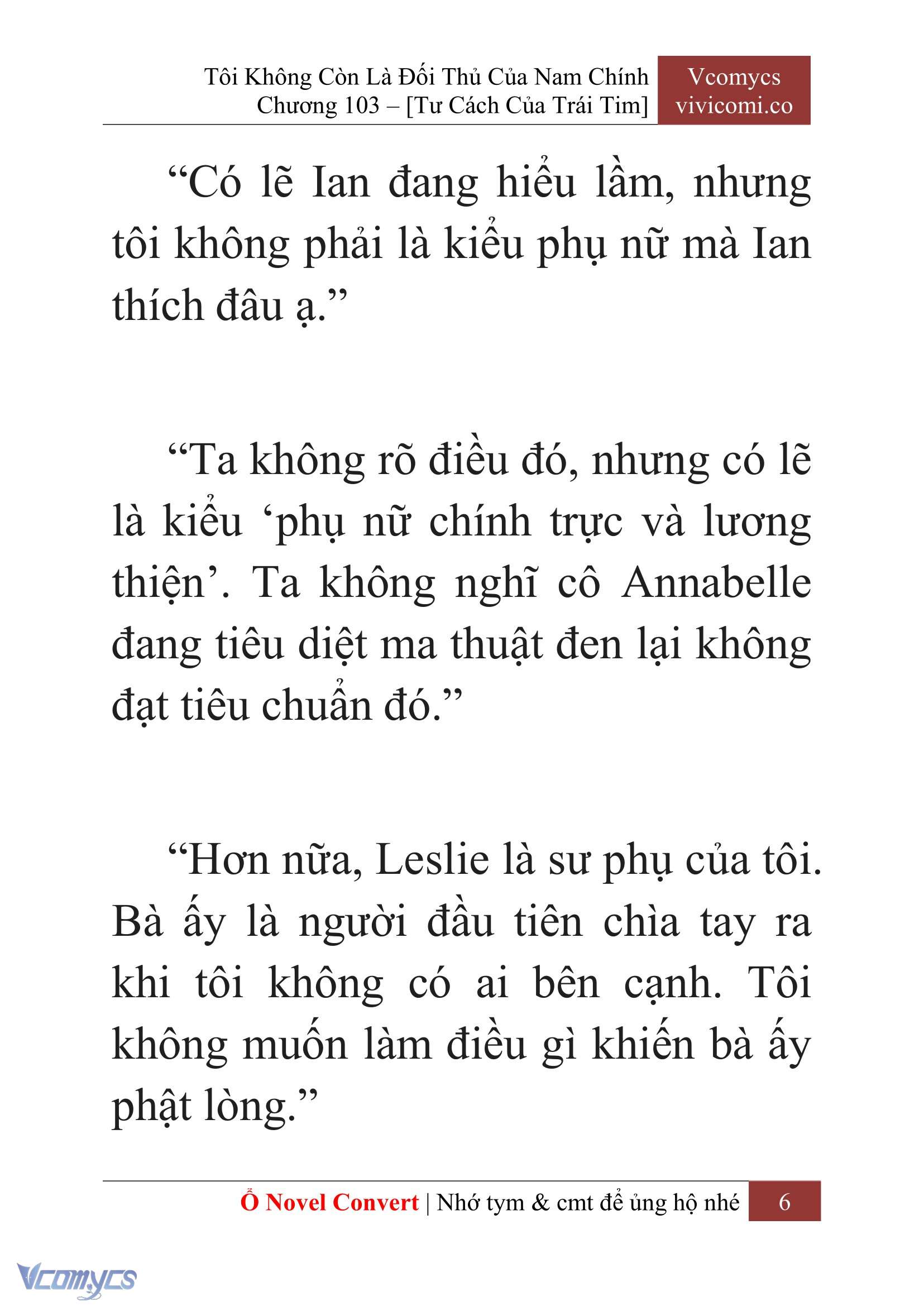 [Novel] Tôi Không Còn Là Đối Thủ Của Nam Chính Chap 103 - Trang 2