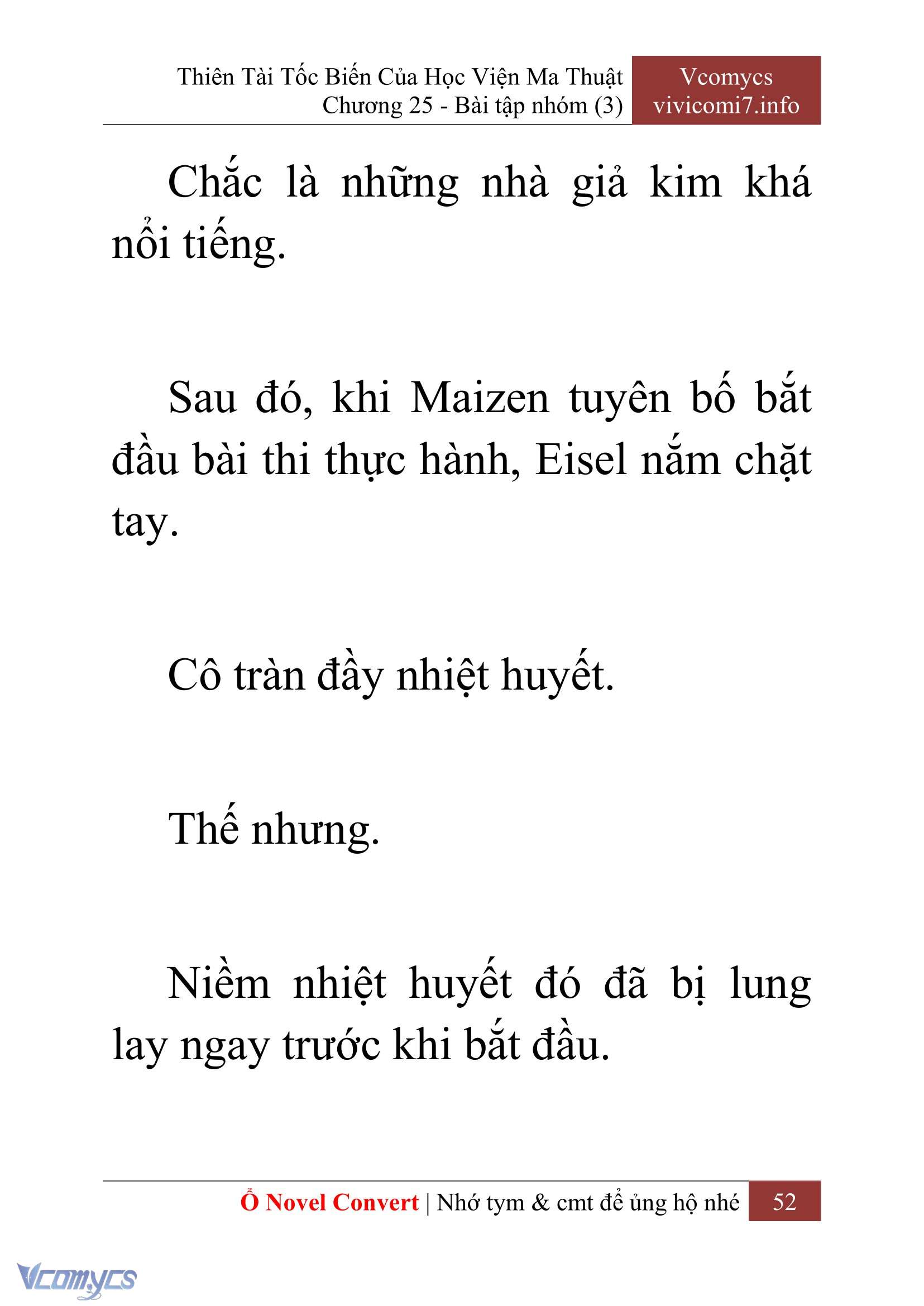 [Novel] Thiên Tài Tốc Biến Của Học Viện Ma Thuật Chap 25 - Trang 2