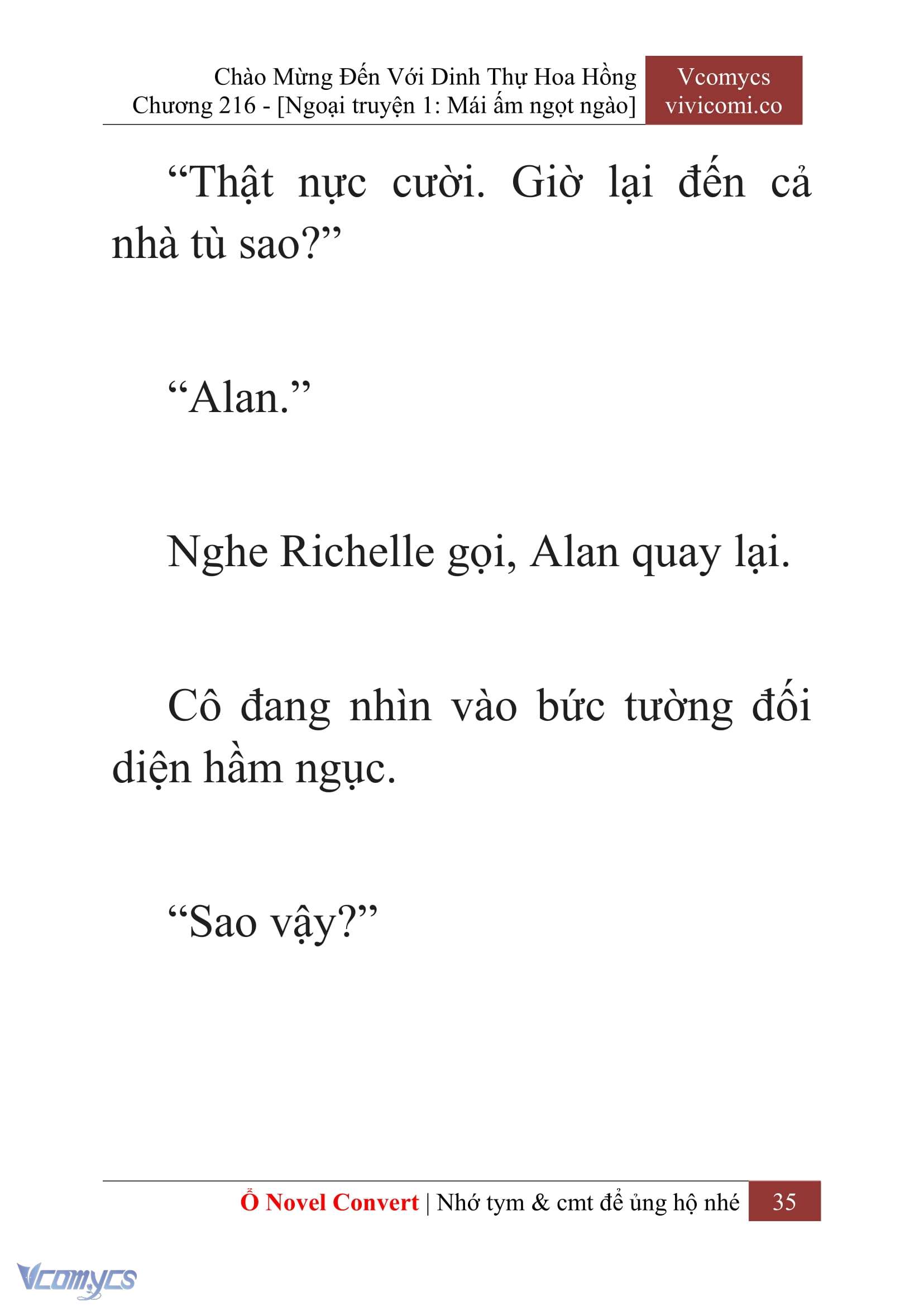 [Novel] Chào Mừng Đến Với Dinh Thự Hoa Hồng Chap 216 - Trang 2