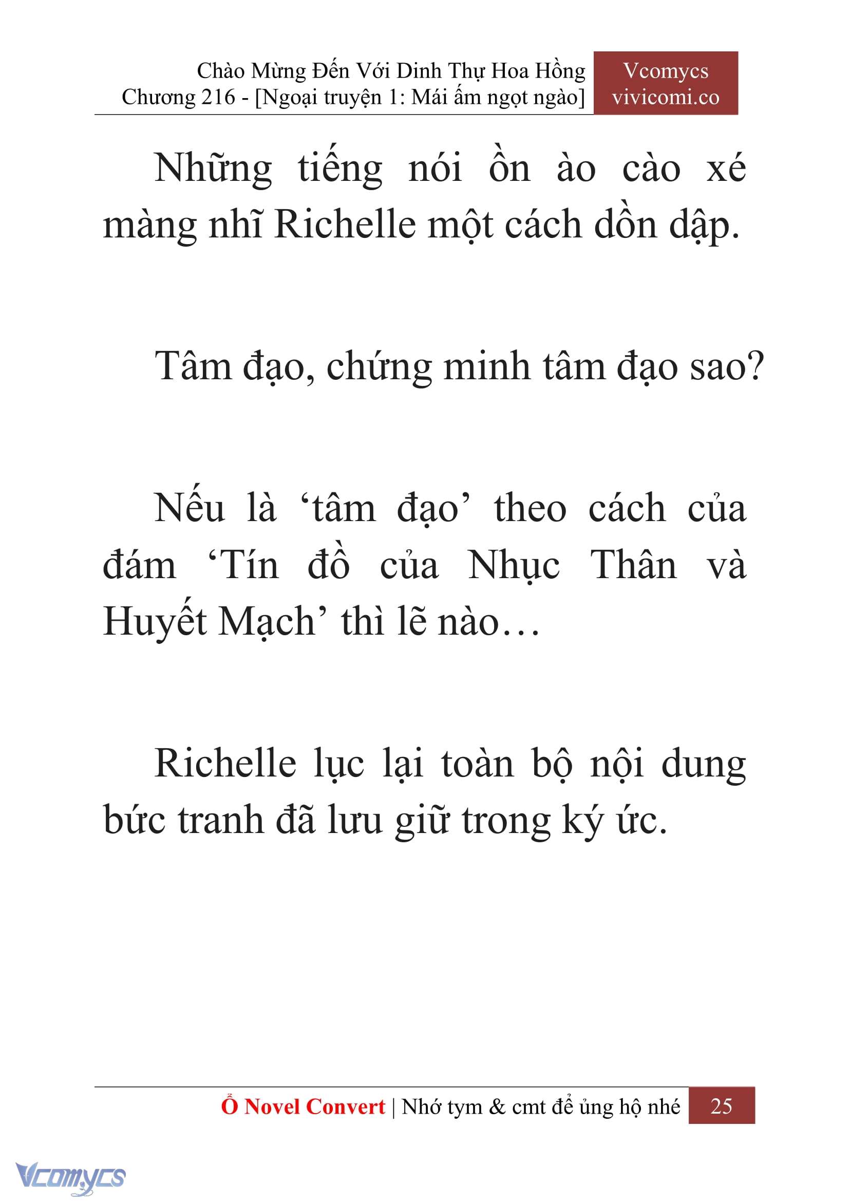 [Novel] Chào Mừng Đến Với Dinh Thự Hoa Hồng Chap 216 - Trang 2