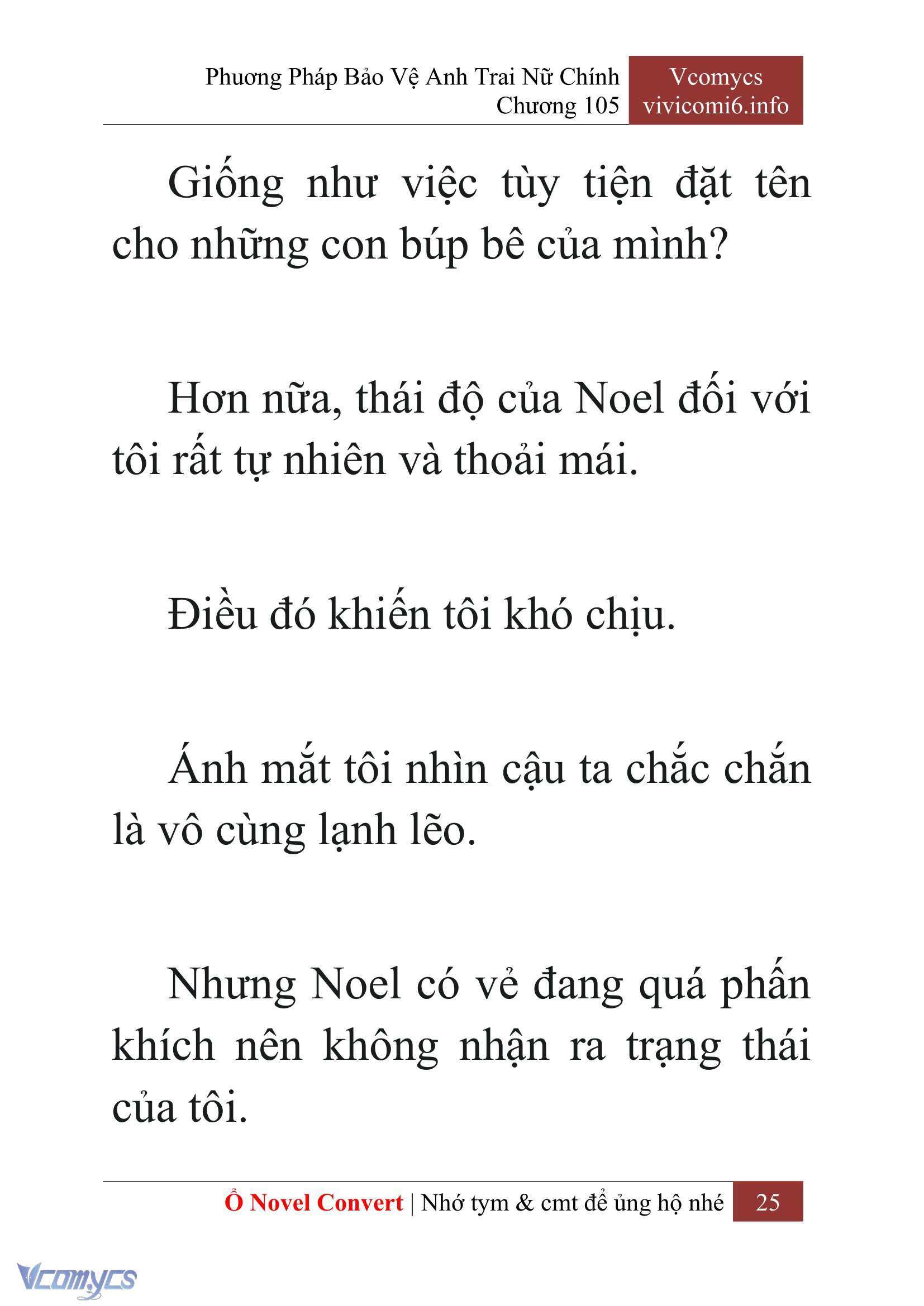 [Novel] Phương Pháp Bảo Vệ Anh Trai Nữ Chính Chap 105 - Trang 2