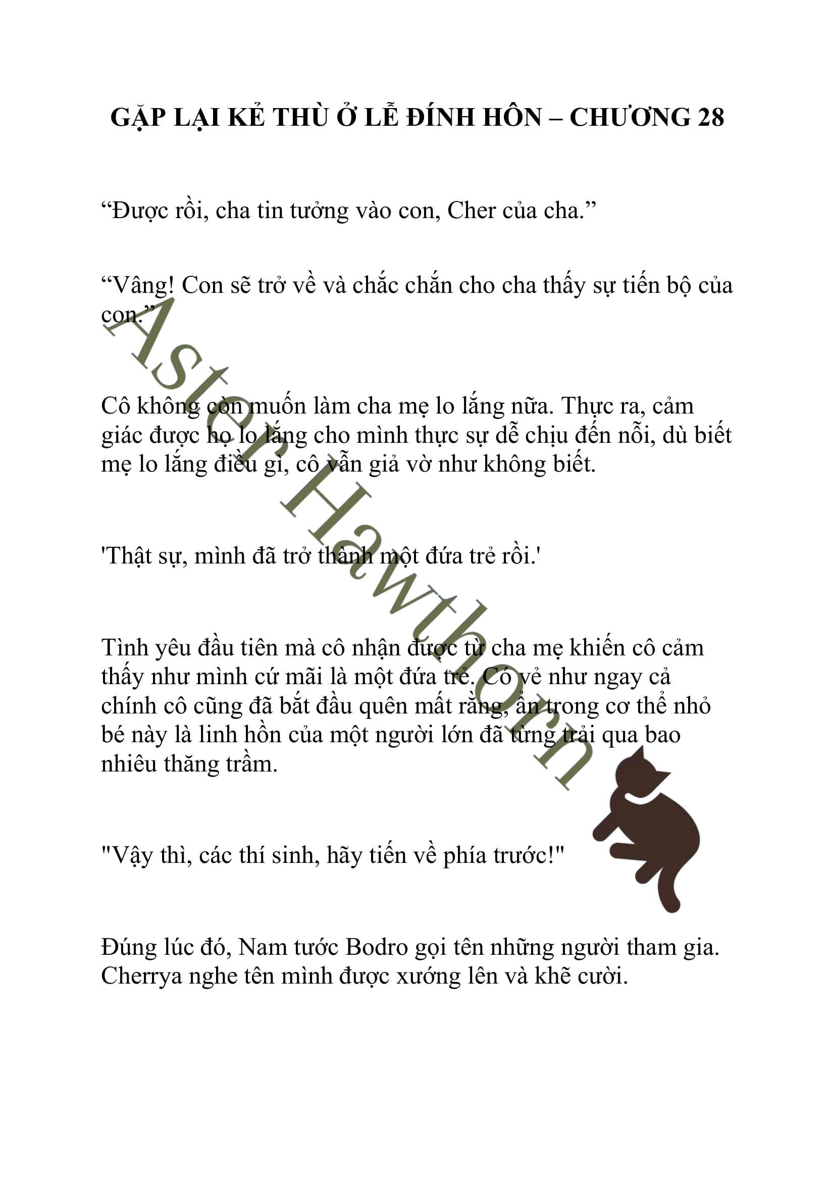 [NOVEL] Gặp Lại Kẻ Thù Ở Lễ Đính Hôn Chap 28 - Next Chap 29