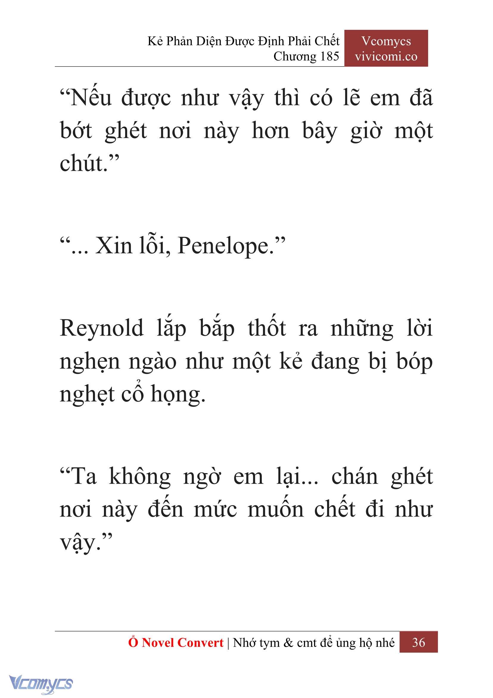 [Novel] Kẻ Phản Diện Được Định Phải Chết Chap 185 - Trang 2