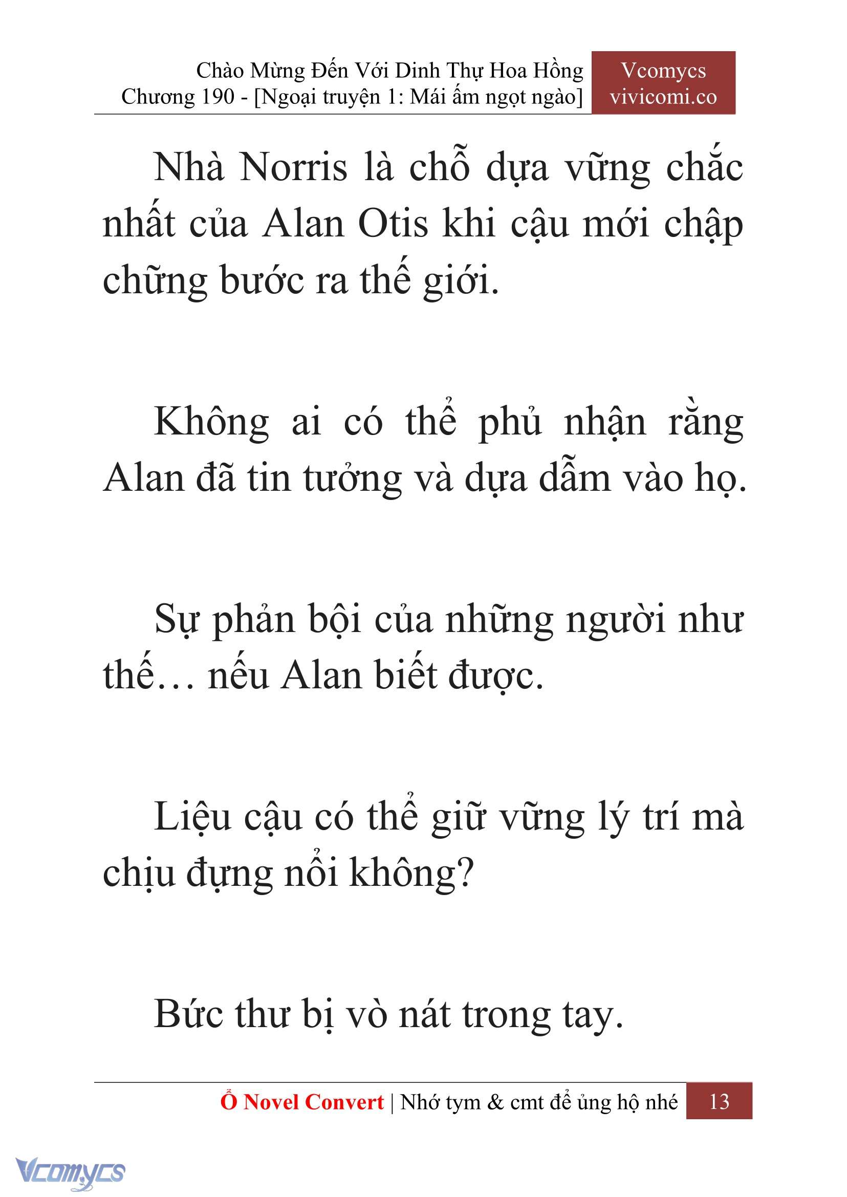 [Novel] Chào Mừng Đến Với Dinh Thự Hoa Hồng Chap 190 - Trang 2