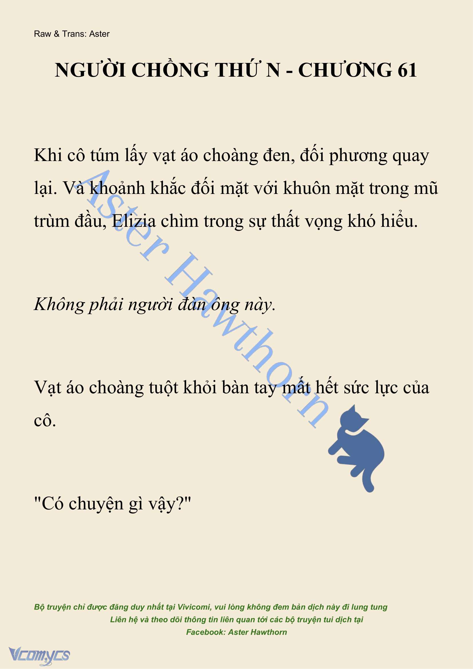 [NOVEL] Người Chồng Thứ N Chap 61 - Trang 2