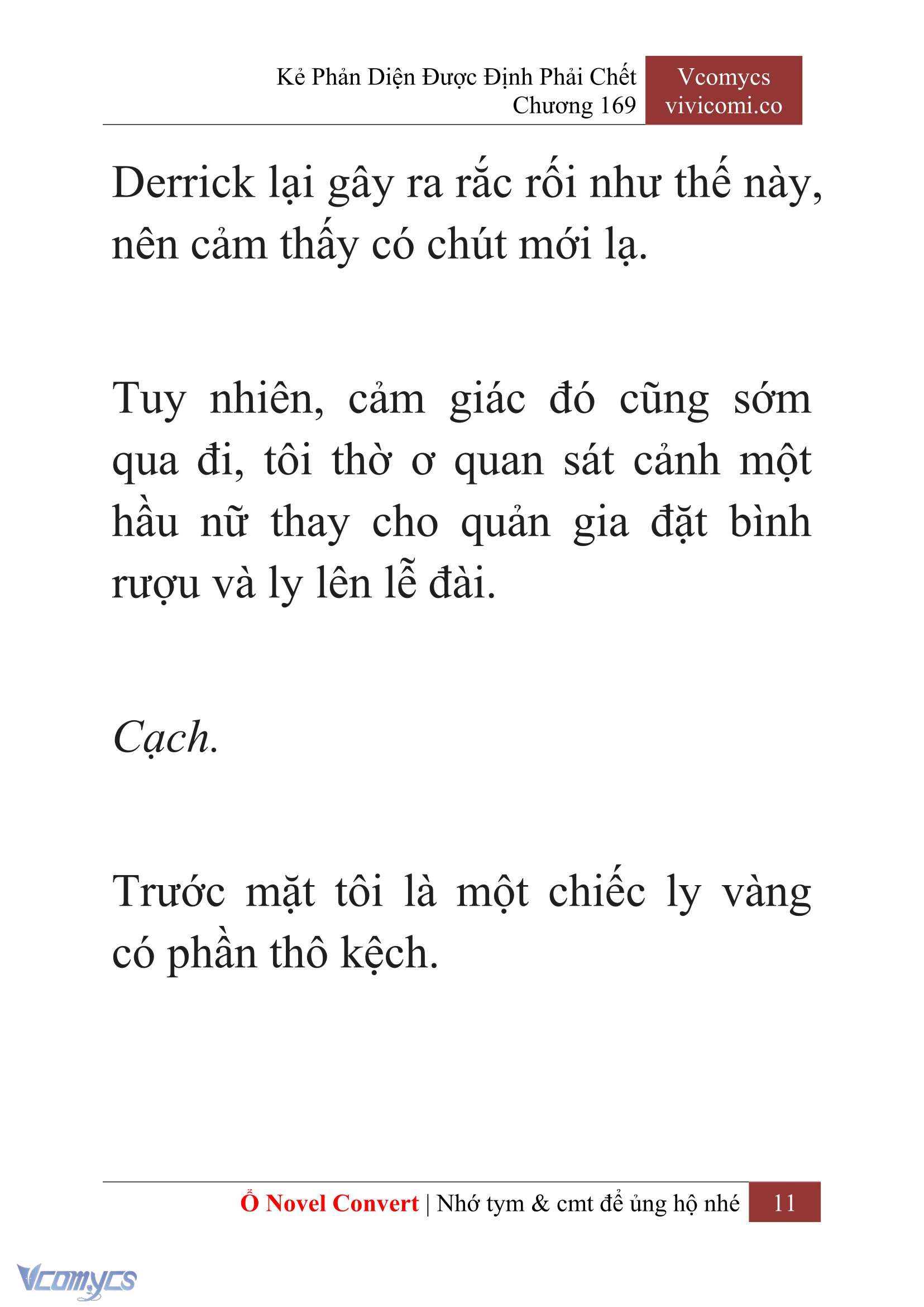 [Novel] Kẻ Phản Diện Được Định Phải Chết Chap 169 - Trang 2