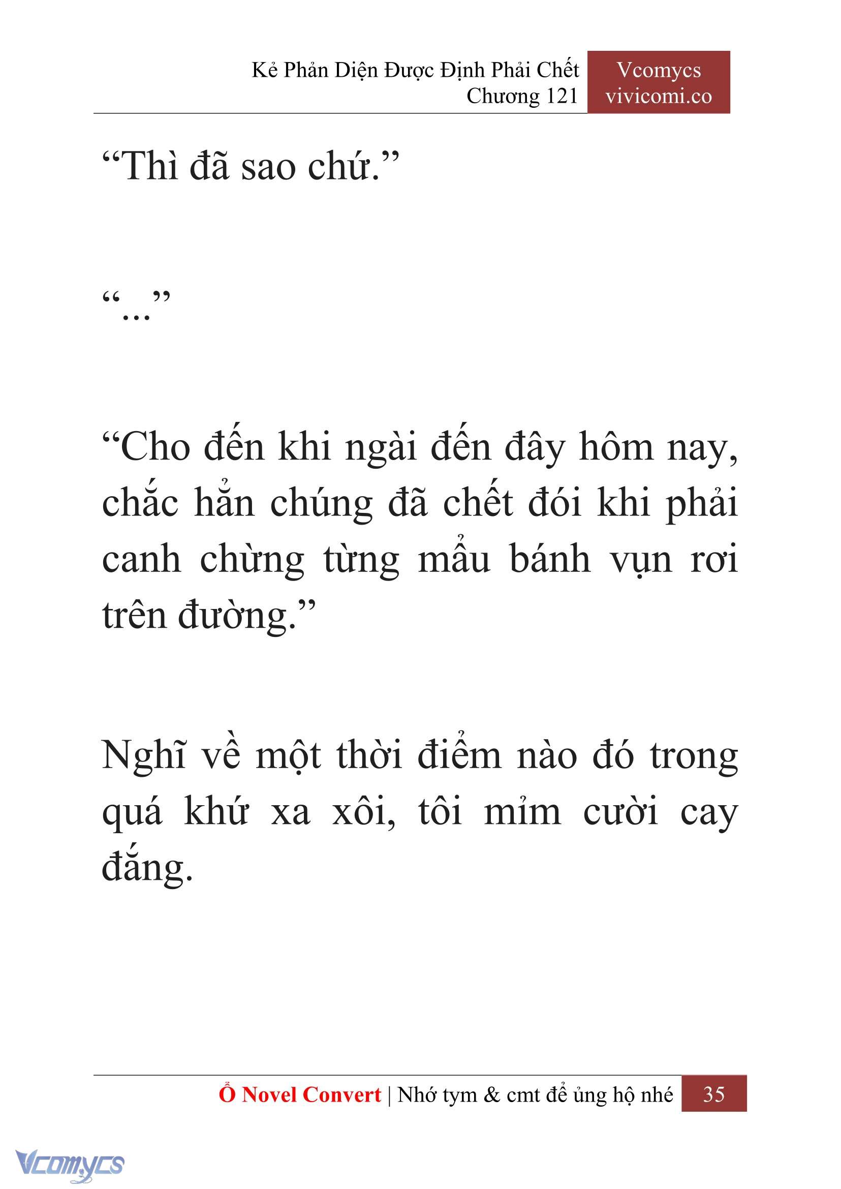 [Novel] Kẻ Phản Diện Được Định Phải Chết Chap 121 - Next Chap 122
