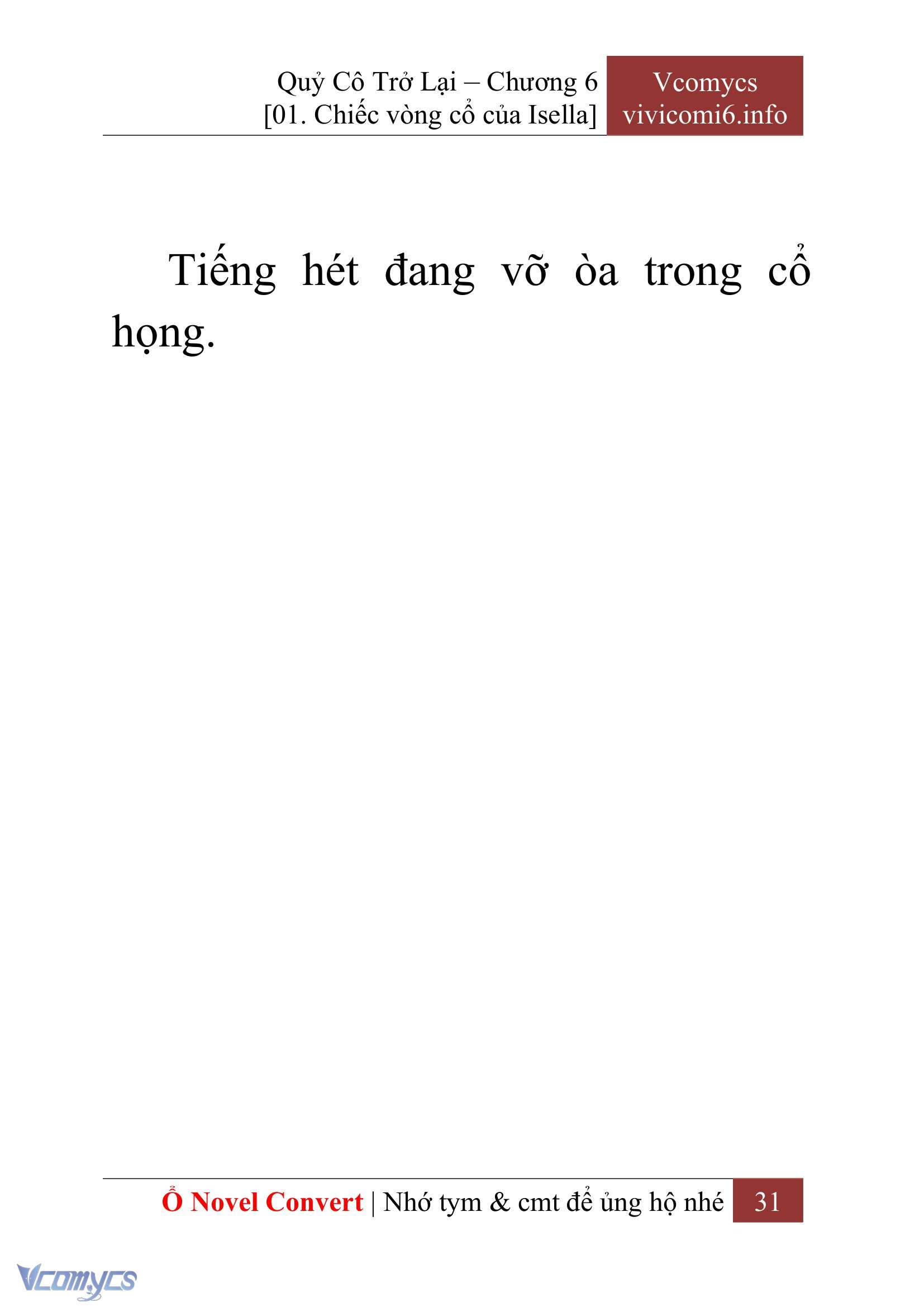 [Novel] Quý Cô Trở Lại Chap 6 - Trang 2