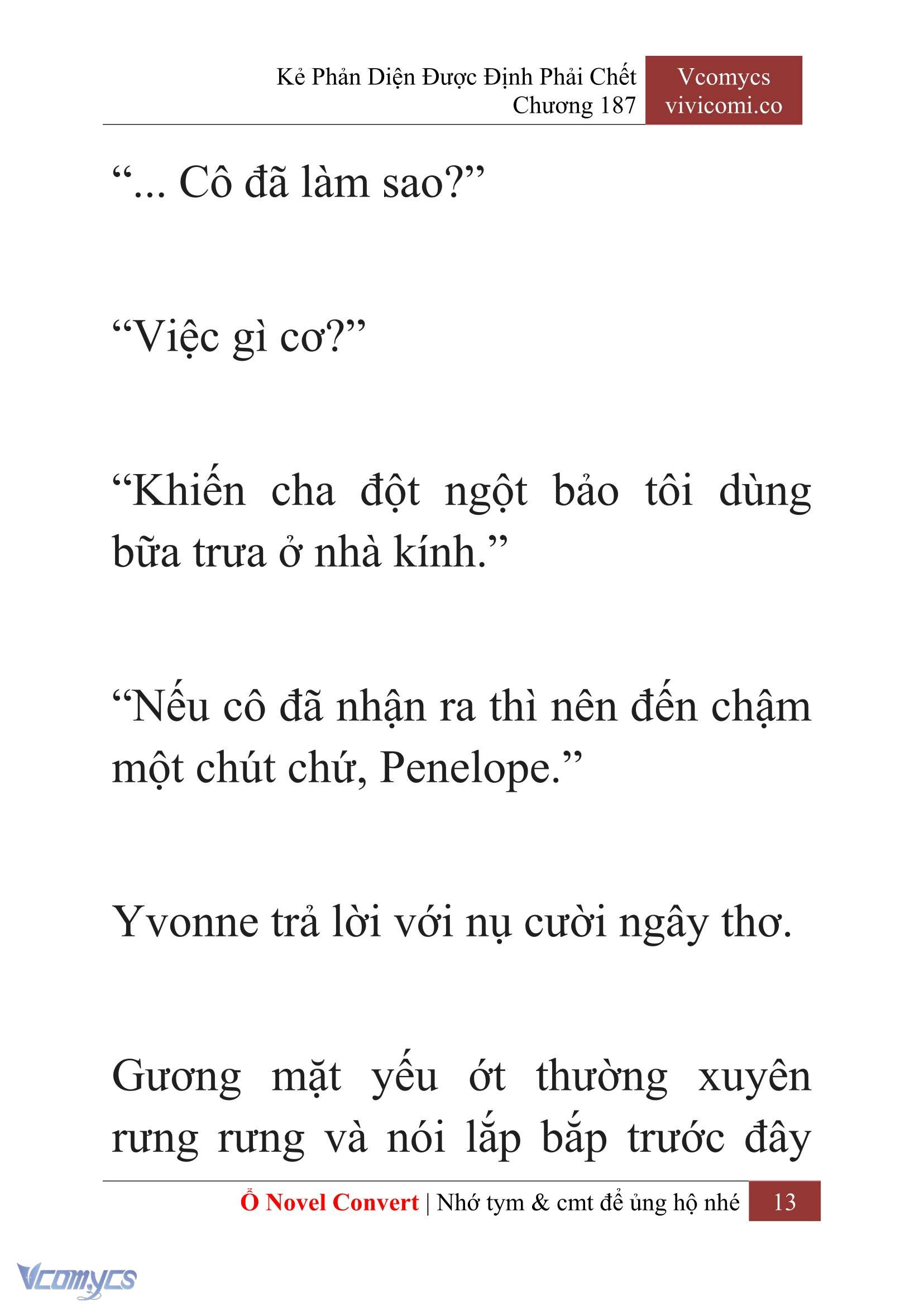 [Novel] Kẻ Phản Diện Được Định Phải Chết Chap 187 - Trang 2