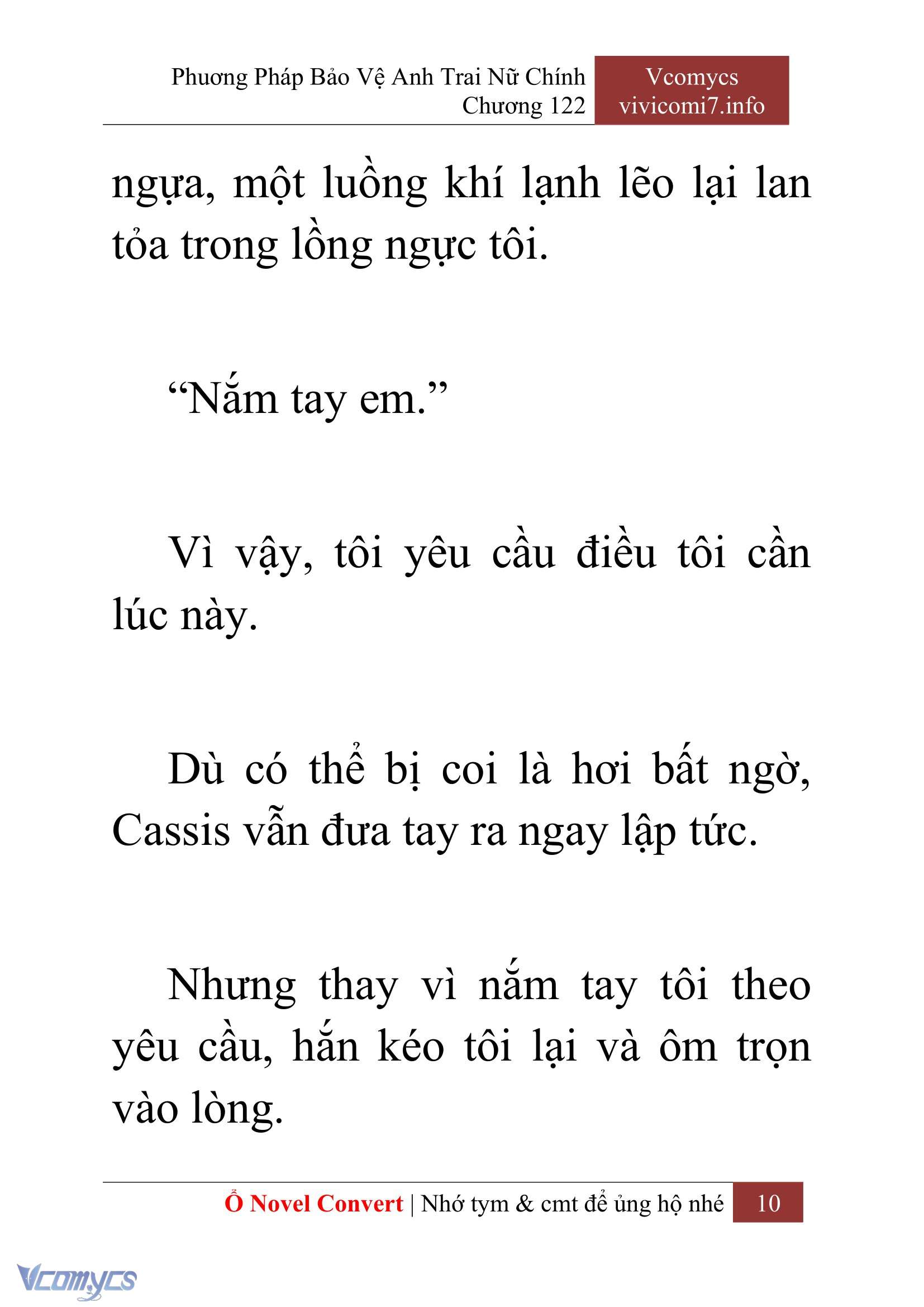 [Novel] Phương Pháp Bảo Vệ Anh Trai Nữ Chính Chap 122 - Trang 2