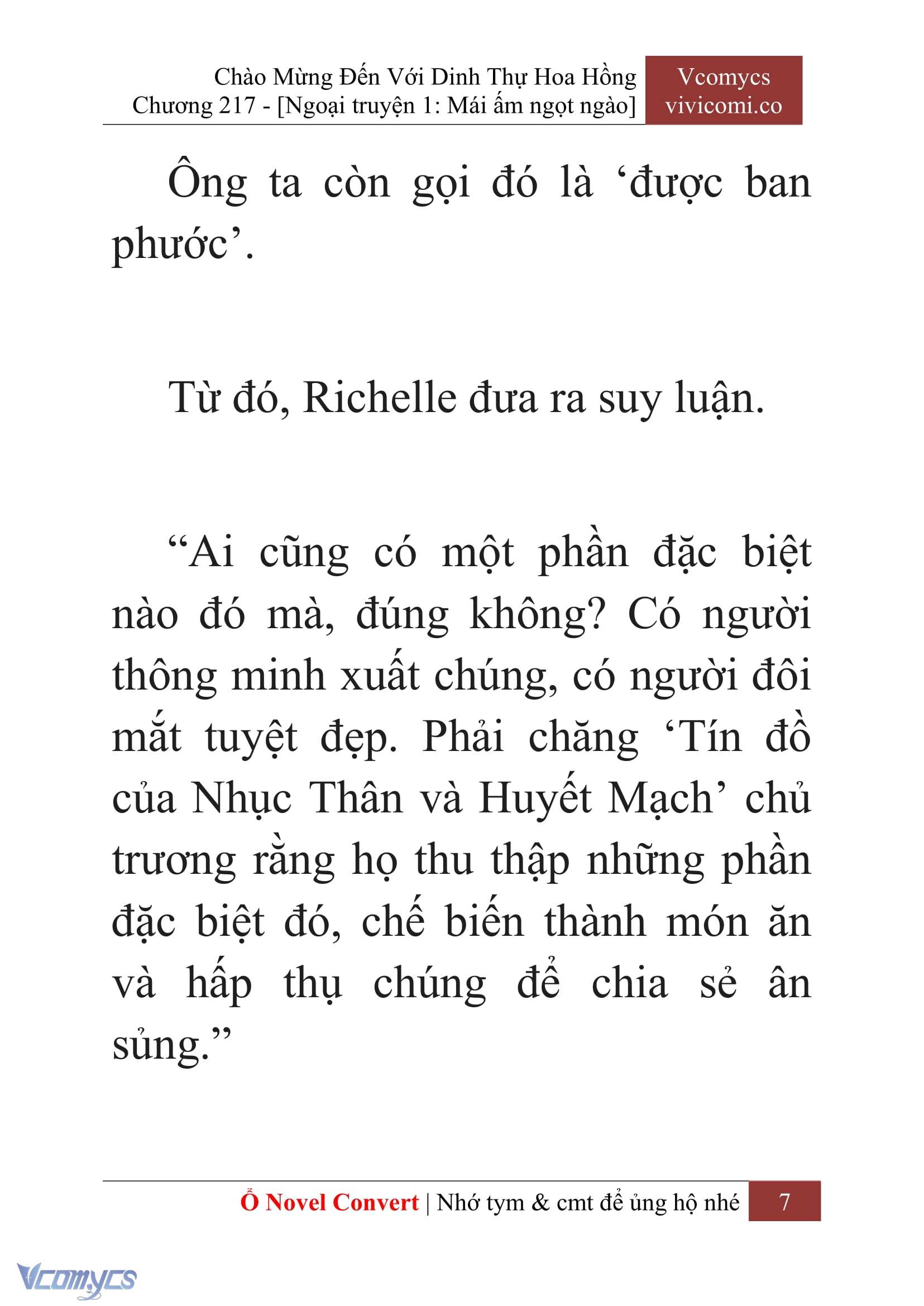 [Novel] Chào Mừng Đến Với Dinh Thự Hoa Hồng Chap 217 - Trang 2