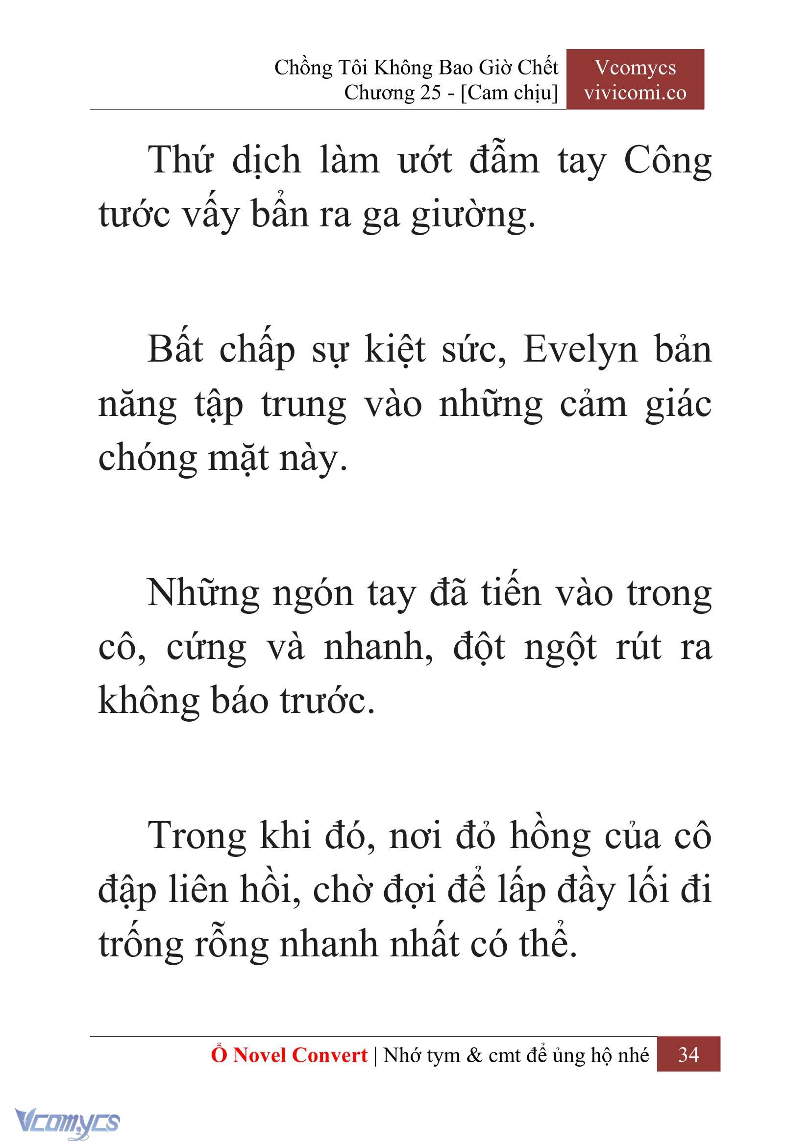 [Novel] Chồng Tôi Không Bao Giờ Chết Chap 25 - Trang 2