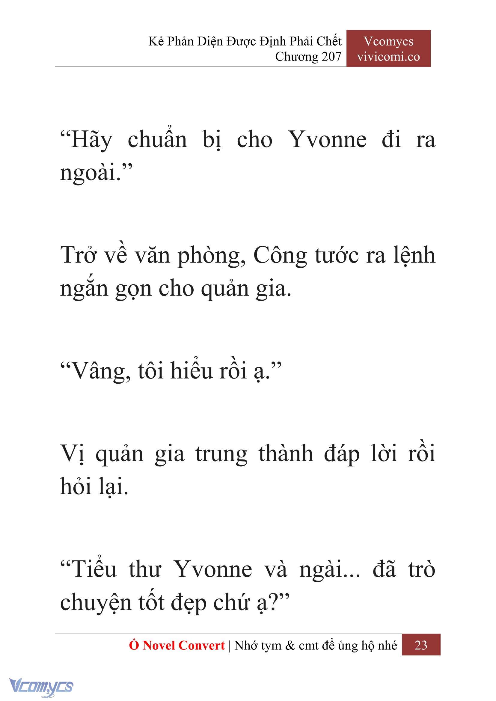 [Novel] Kẻ Phản Diện Được Định Phải Chết Chap 207 - Trang 2