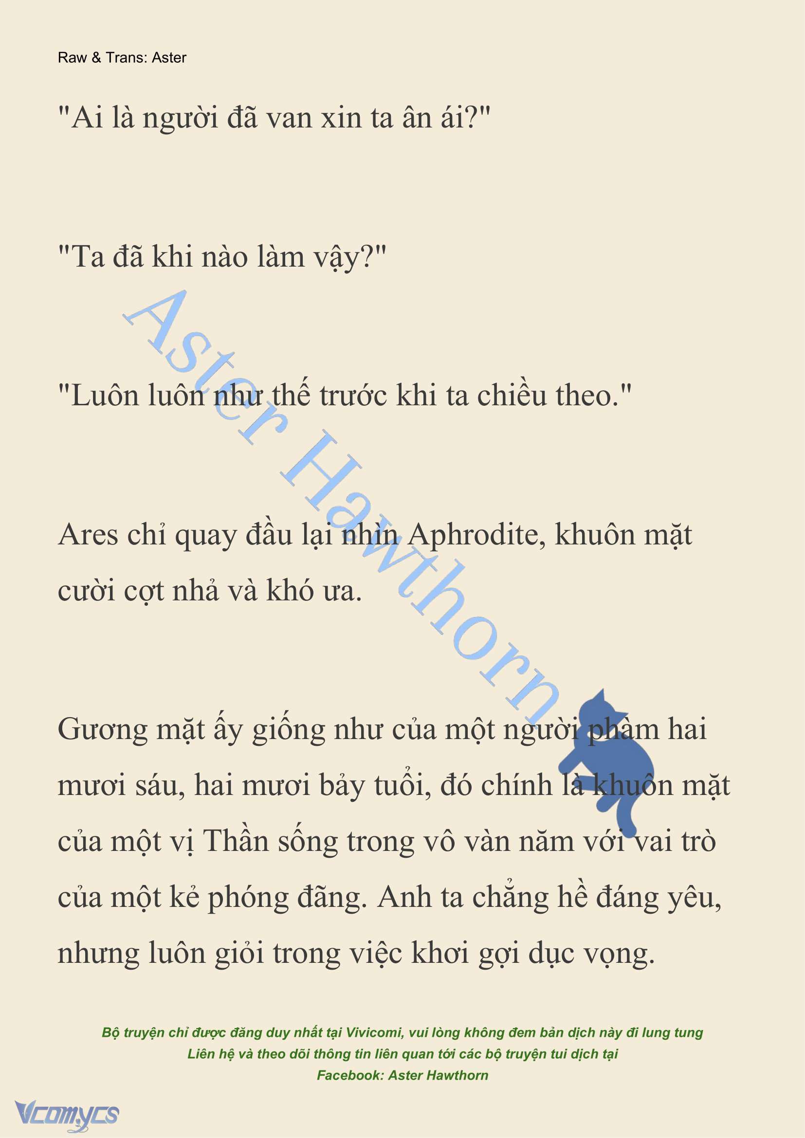 [NOVEL] Dành Cho Các Nữ Thần: Dành cho Psyche Chap 3 - Trang 2