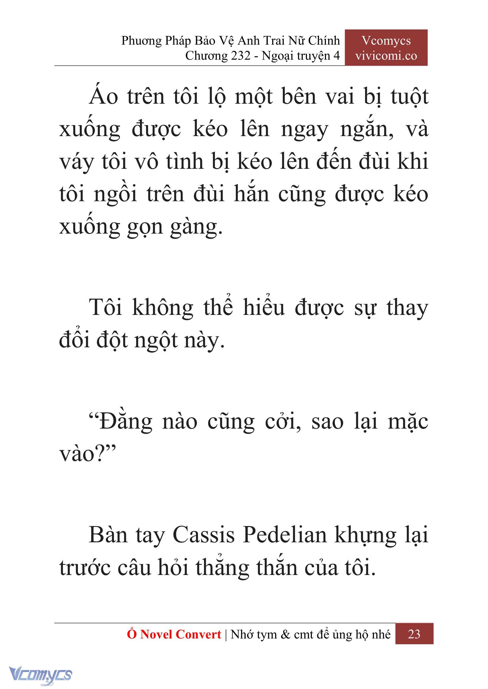 [Novel] Phương Pháp Bảo Vệ Anh Trai Nữ Chính Chap 232 - Trang 2