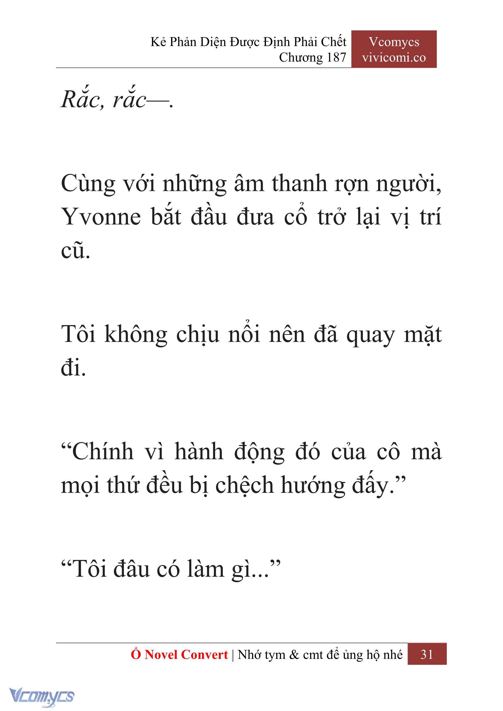 [Novel] Kẻ Phản Diện Được Định Phải Chết Chap 187 - Trang 2