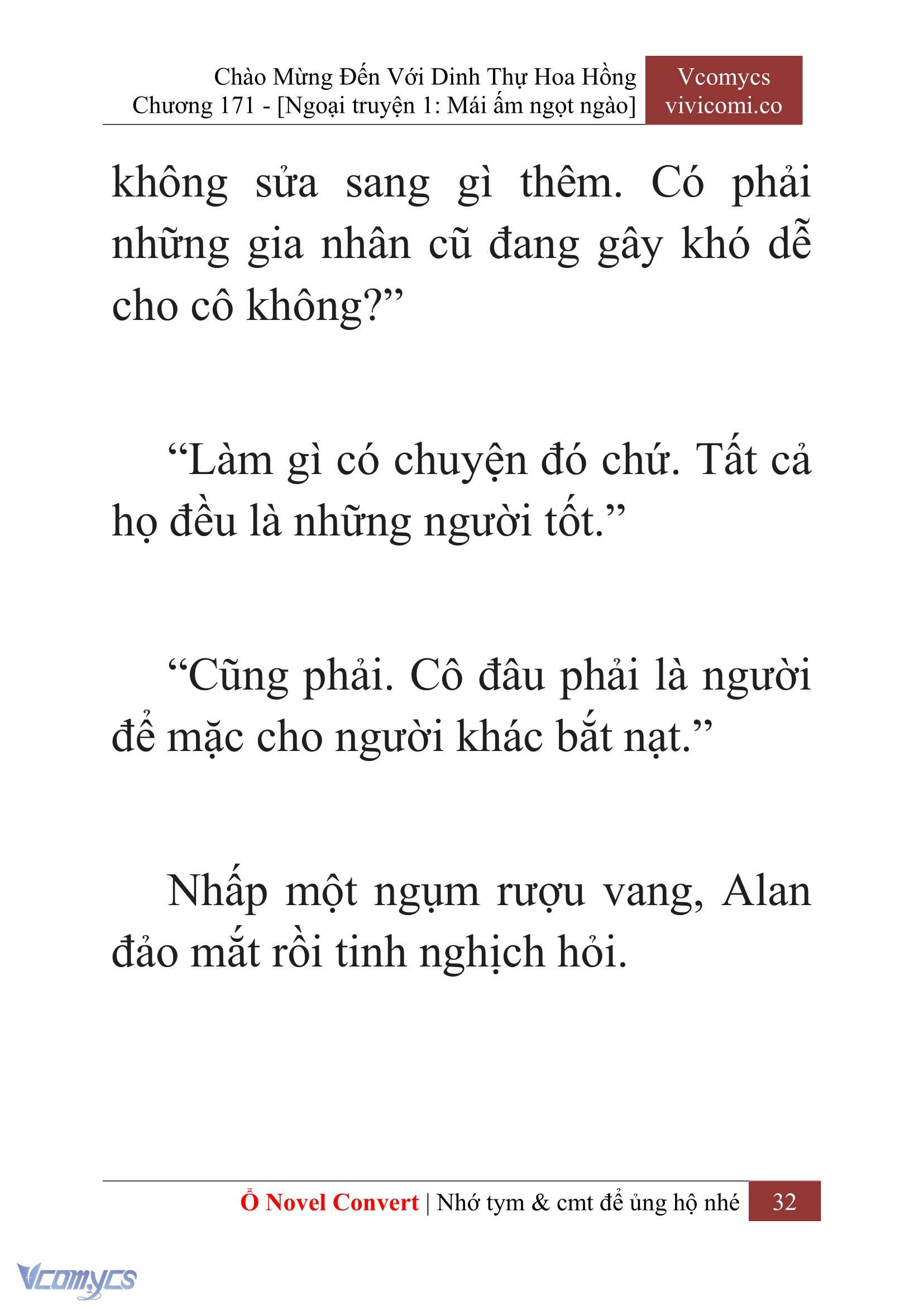 [Novel] Chào Mừng Đến Với Dinh Thự Hoa Hồng Chap 171 - Trang 2