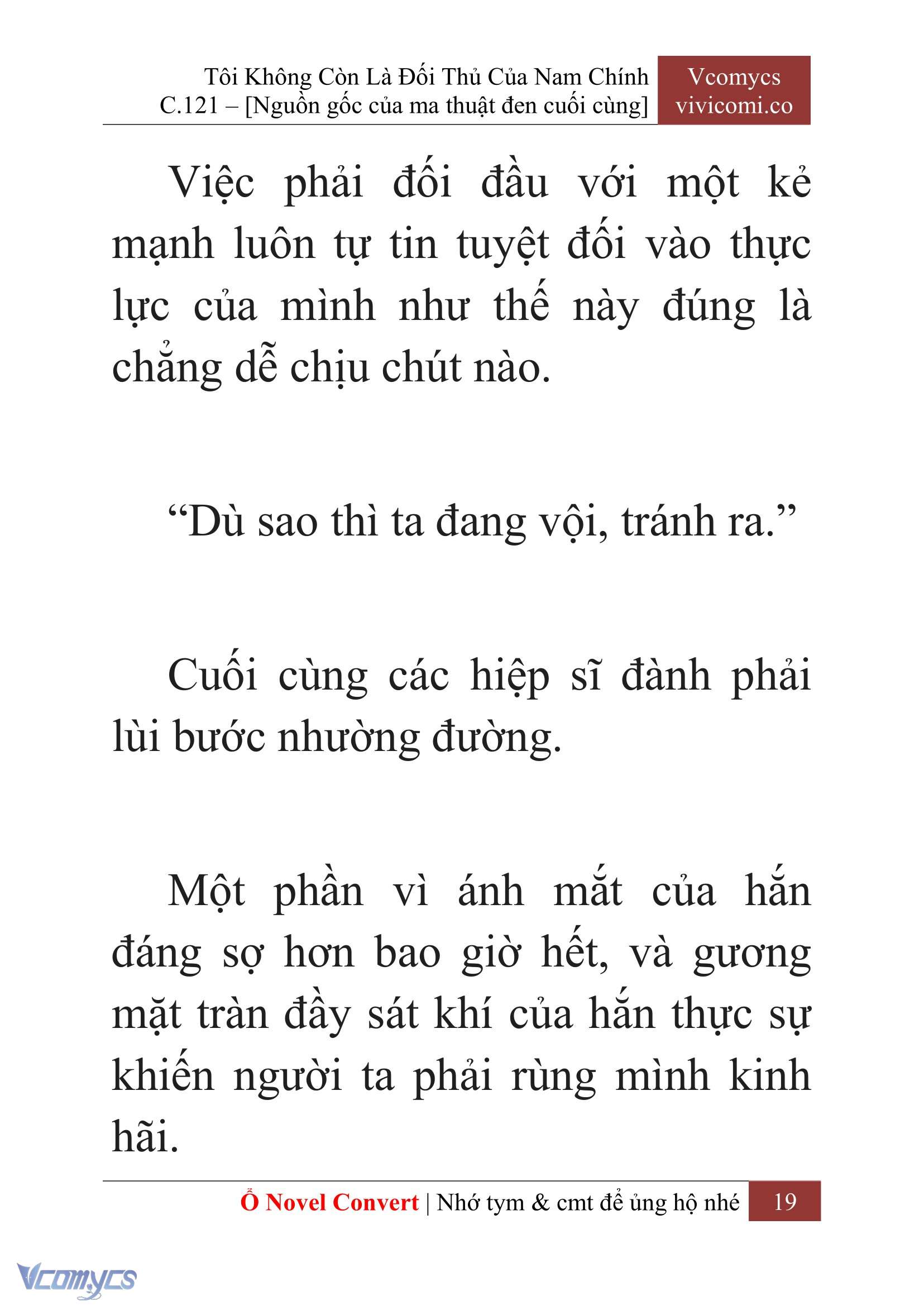 [Novel] Tôi Không Còn Là Đối Thủ Của Nam Chính Chap 121 - Trang 2