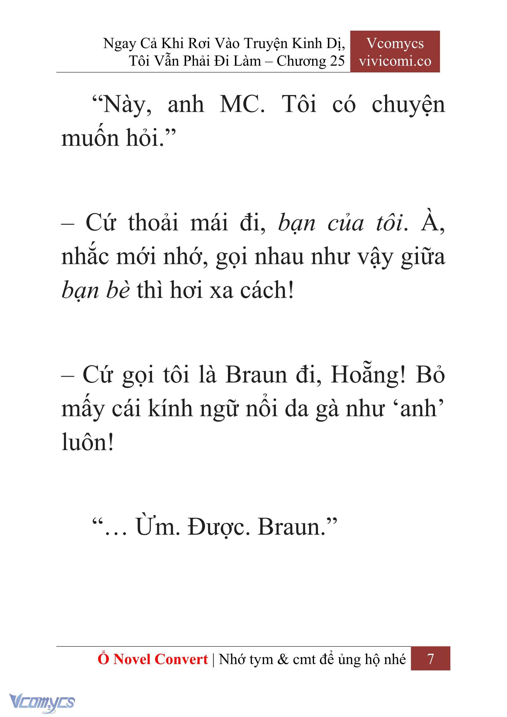 [Novel] Ngay Cả Khi Rơi Vào Truyện Kinh Dị, Tôi Vẫn Phải Đi Làm Chap 25 - Trang 2