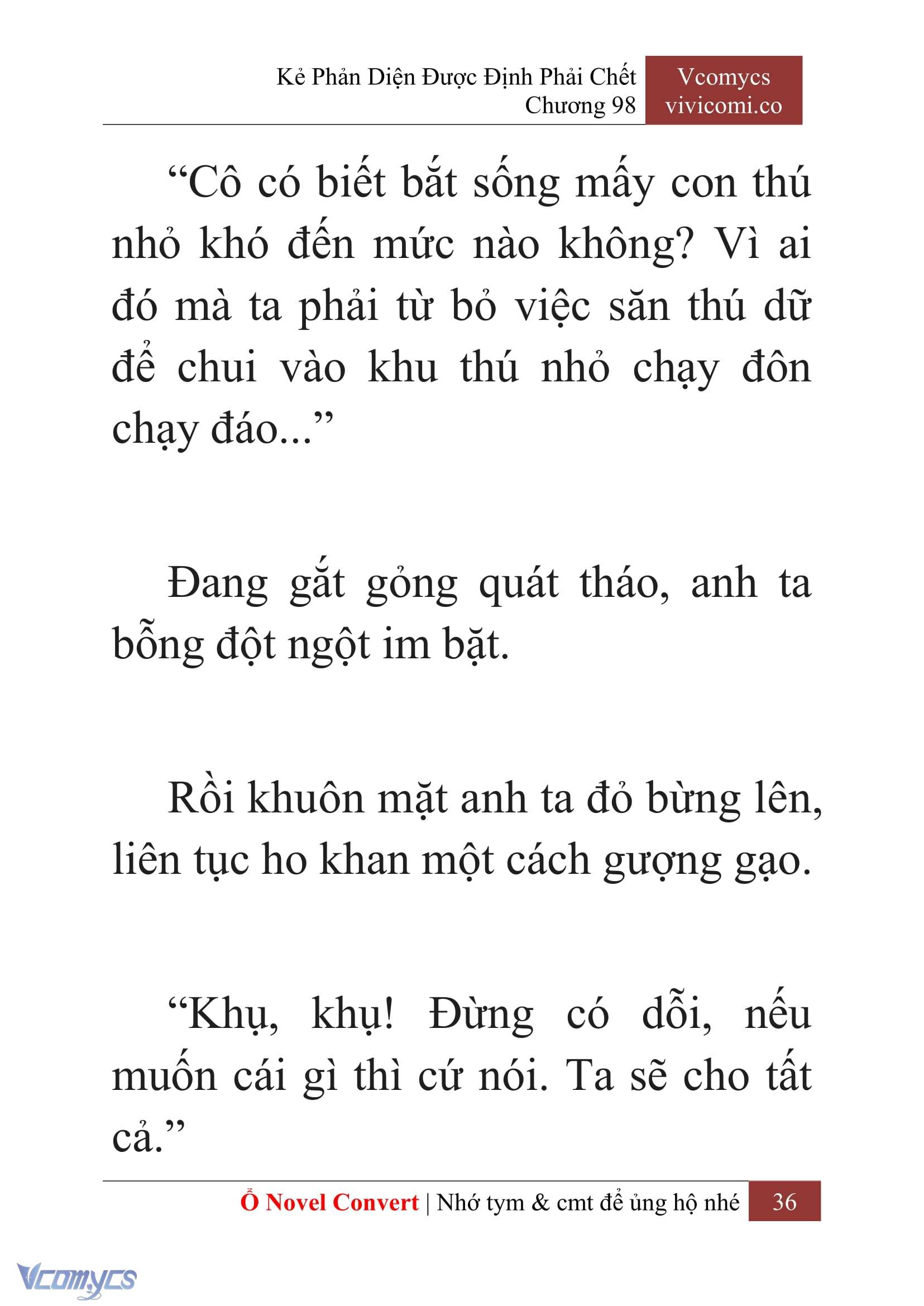 [Novel] Kẻ Phản Diện Được Định Phải Chết Chap 98 - Next Chap 99