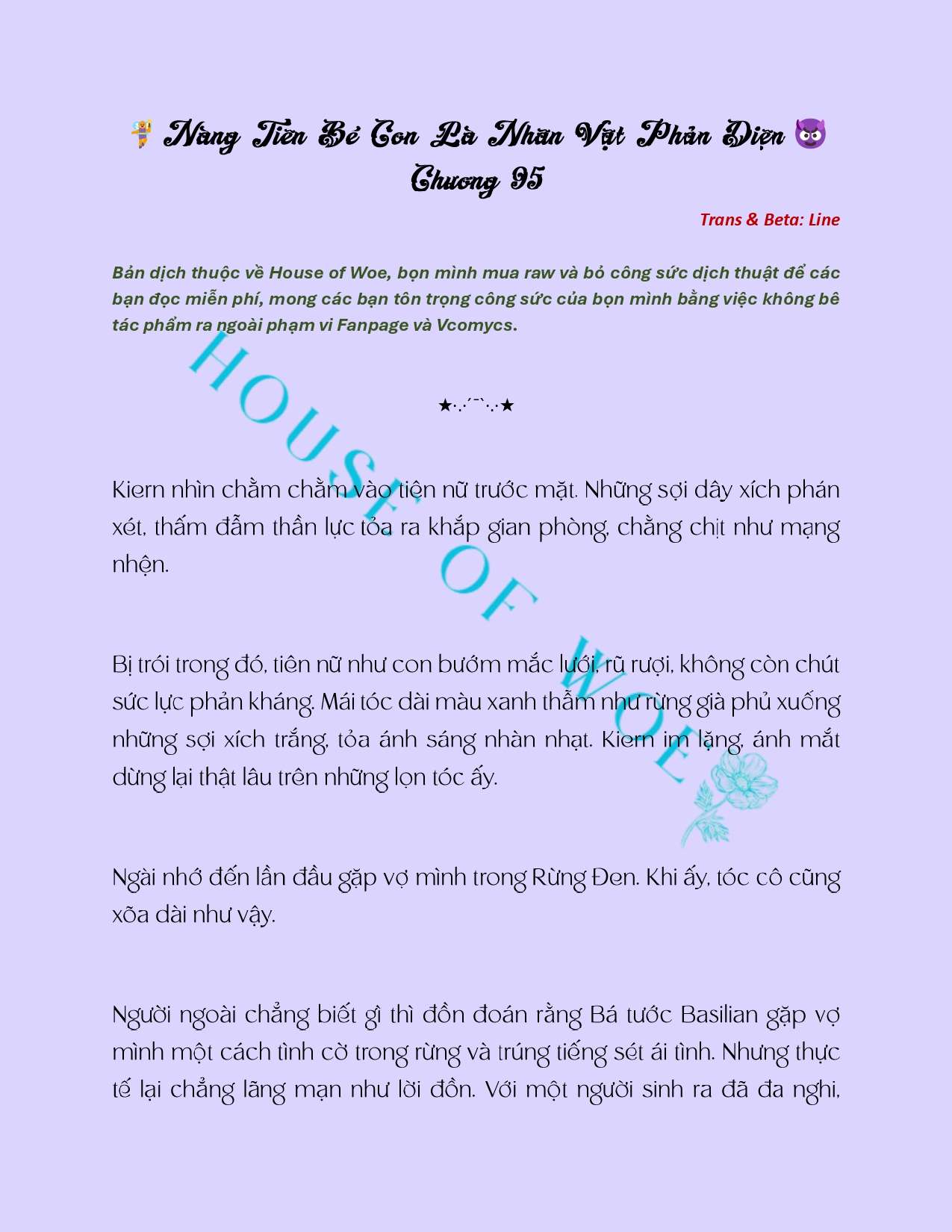 [NOVEL] NÀNG TIÊN BÉ CON LÀ NHÂN VẬT PHẢN DIỆN Chap 95 - Trang 2