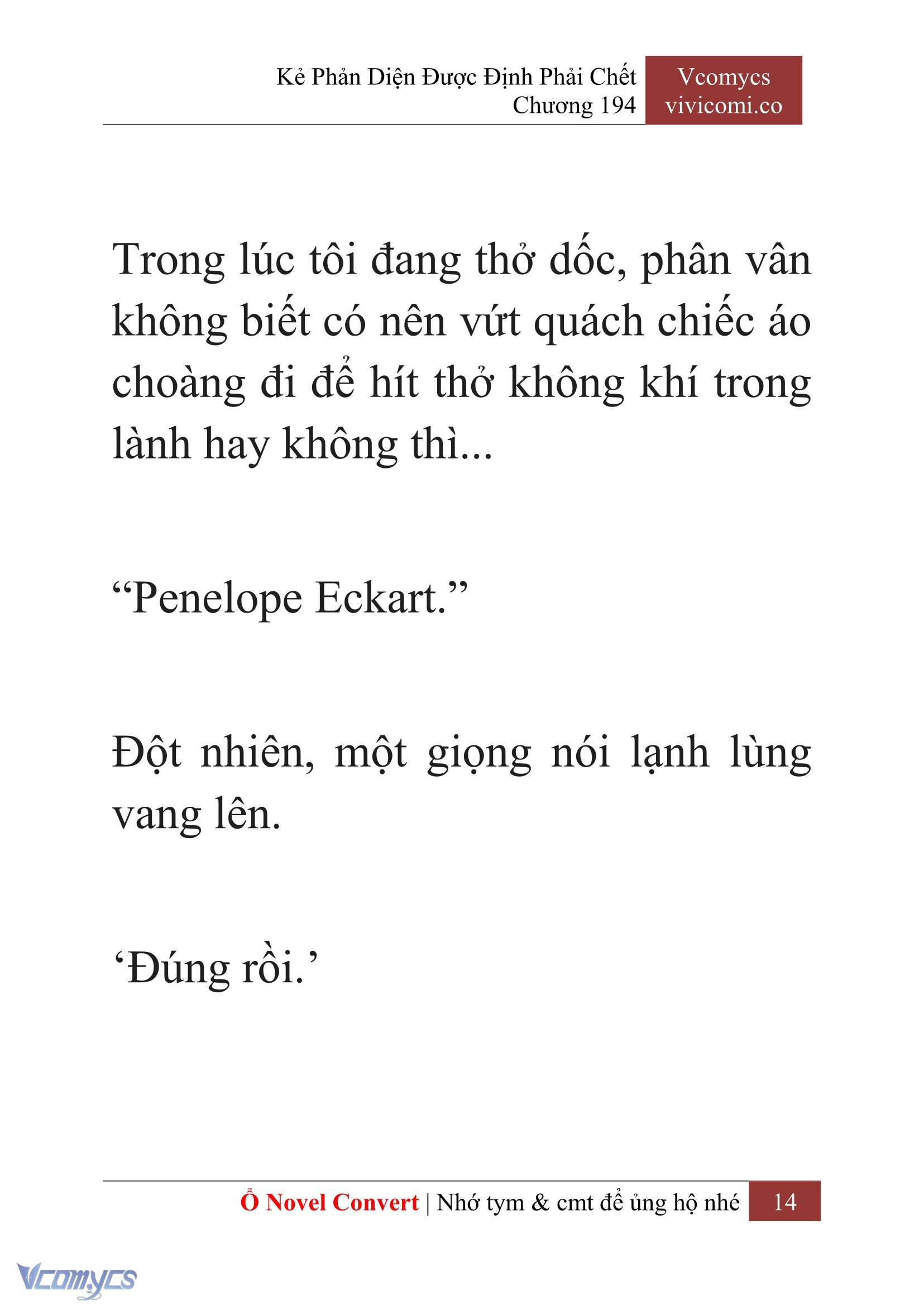 [Novel] Kẻ Phản Diện Được Định Phải Chết Chap 194 - Trang 2