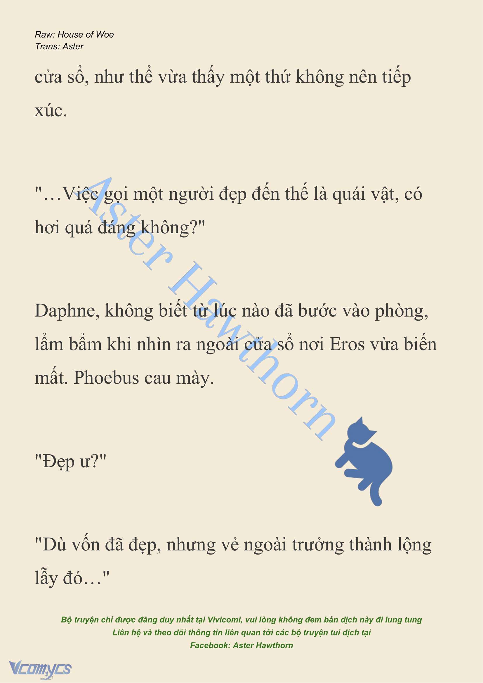 [NOVEL] Dành Cho Các Nữ Thần: Dành cho Psyche Chap 14 - Trang 2