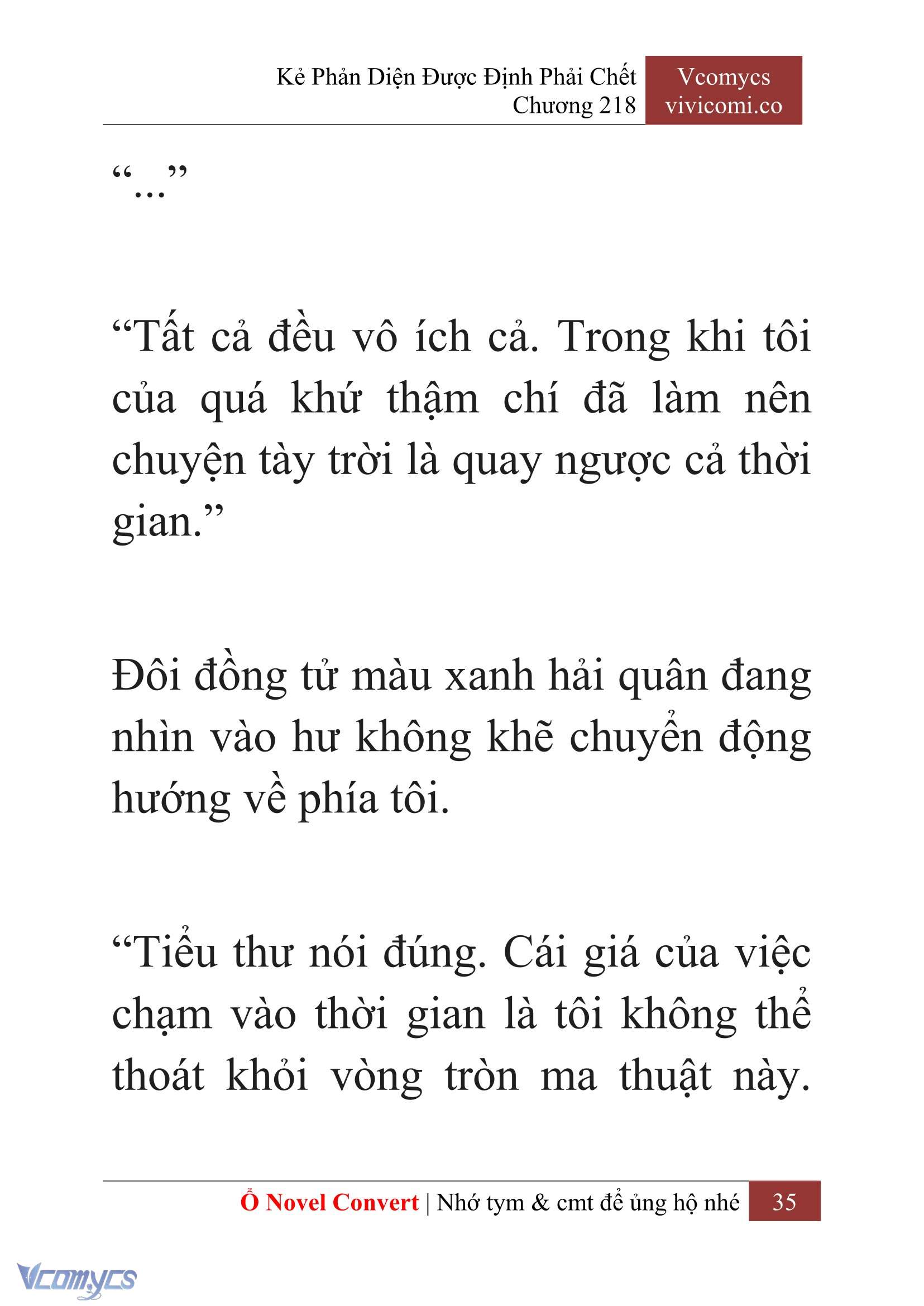 [Novel] Kẻ Phản Diện Được Định Phải Chết Chap 218 - Next Chap 219