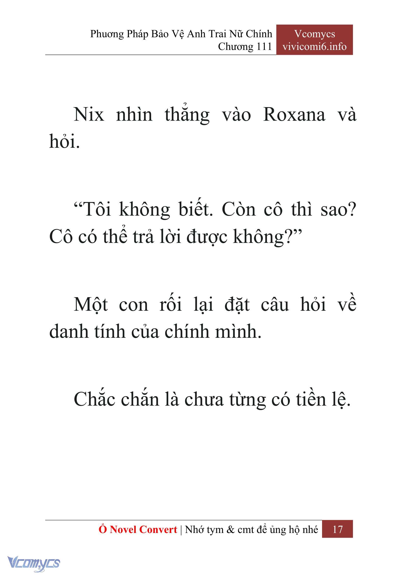 [Novel] Phương Pháp Bảo Vệ Anh Trai Nữ Chính Chap 111 - Trang 2