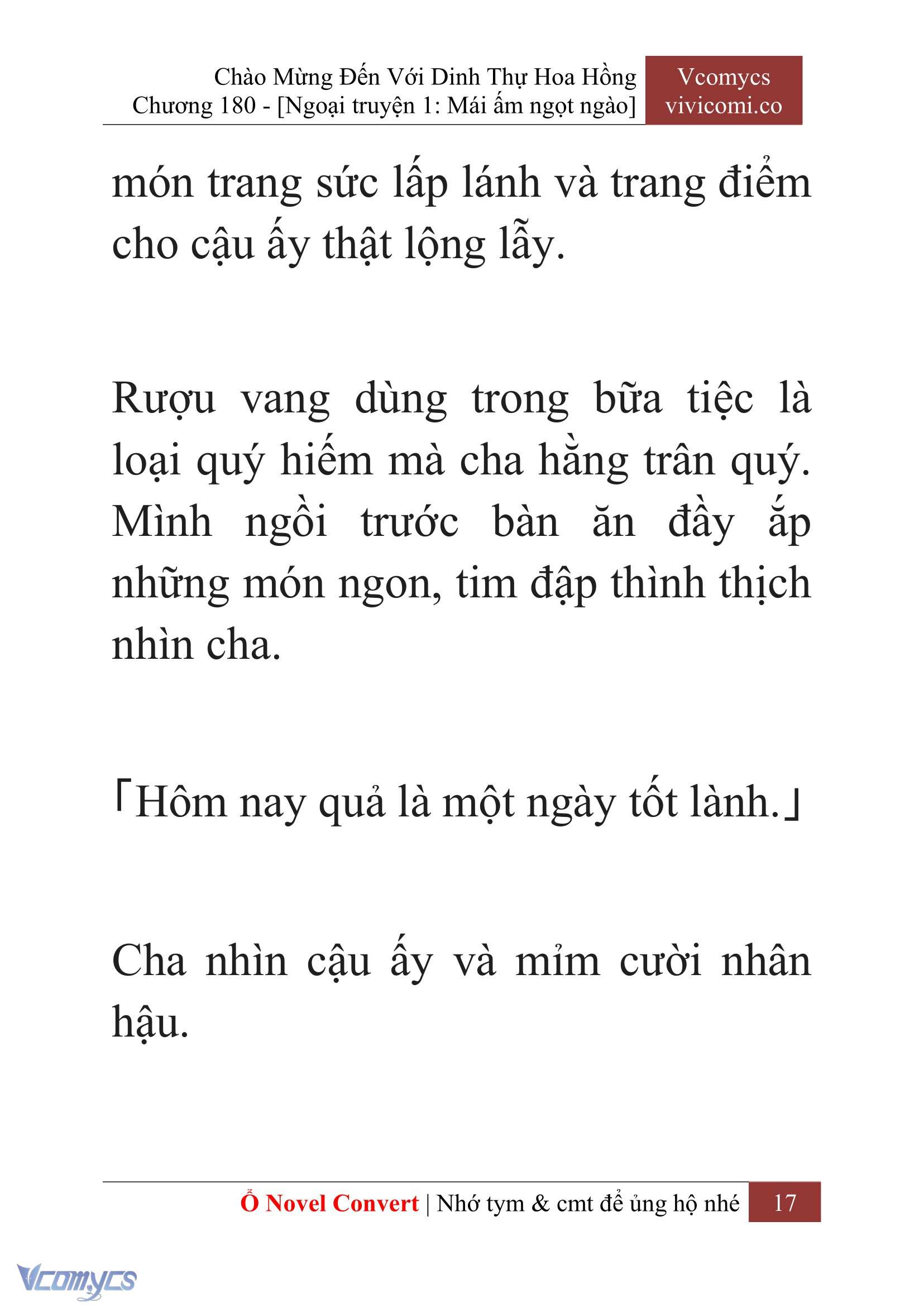 [Novel] Chào Mừng Đến Với Dinh Thự Hoa Hồng Chap 180 - Next Chap 181