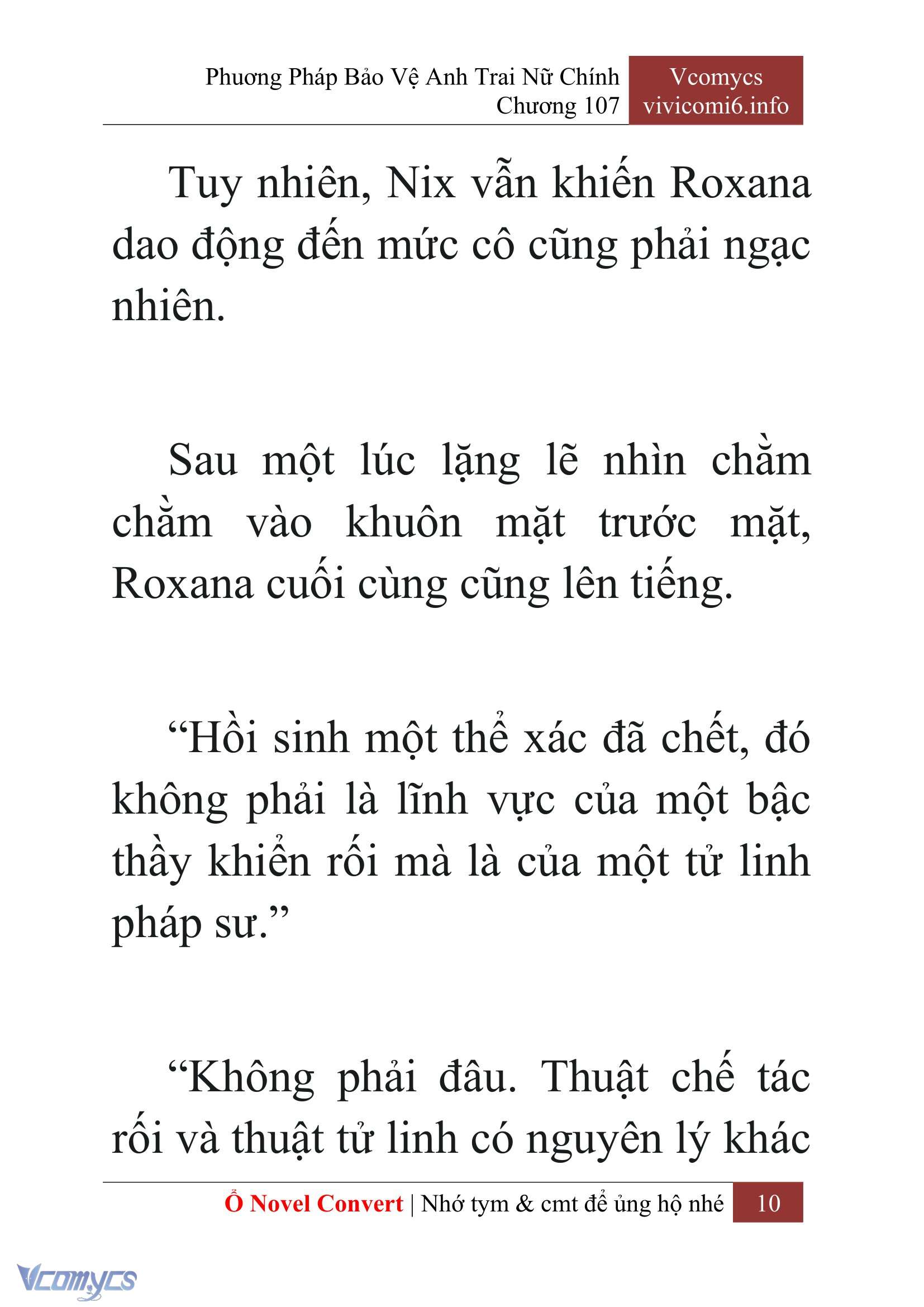 [Novel] Phương Pháp Bảo Vệ Anh Trai Nữ Chính Chap 107 - Trang 2