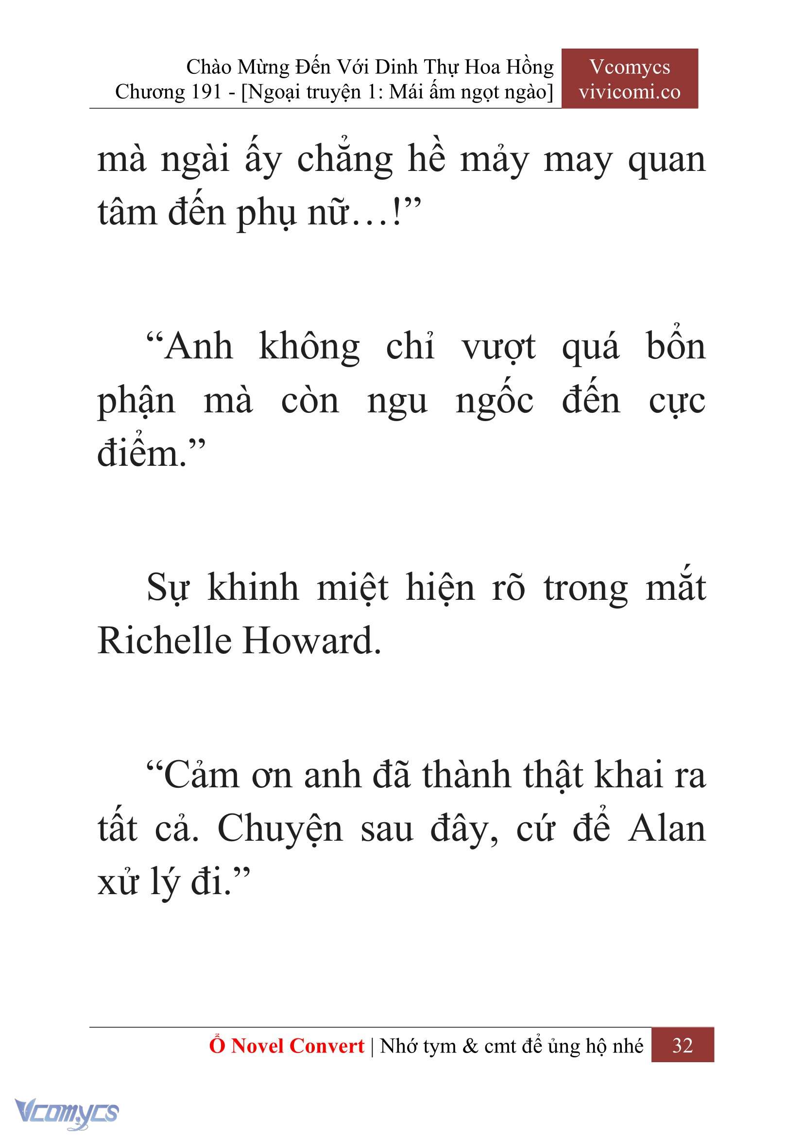 [Novel] Chào Mừng Đến Với Dinh Thự Hoa Hồng Chap 191 - Trang 2