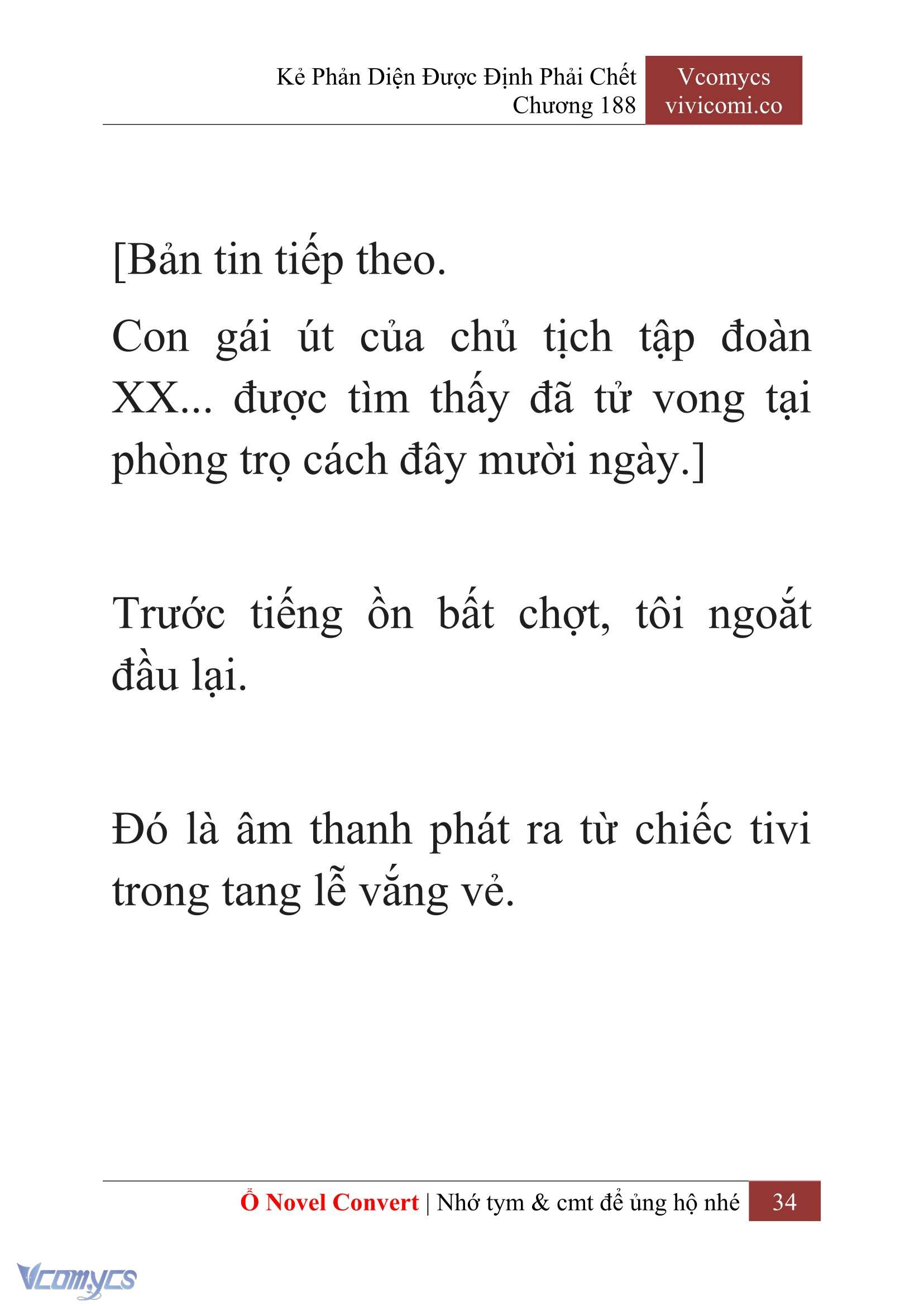 [Novel] Kẻ Phản Diện Được Định Phải Chết Chap 188 - Trang 2