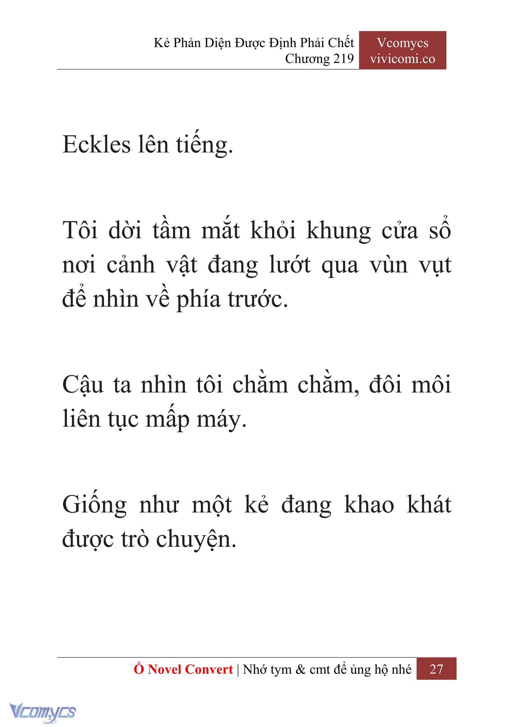 [Novel] Kẻ Phản Diện Được Định Phải Chết Chap 219 - Next Chap 220