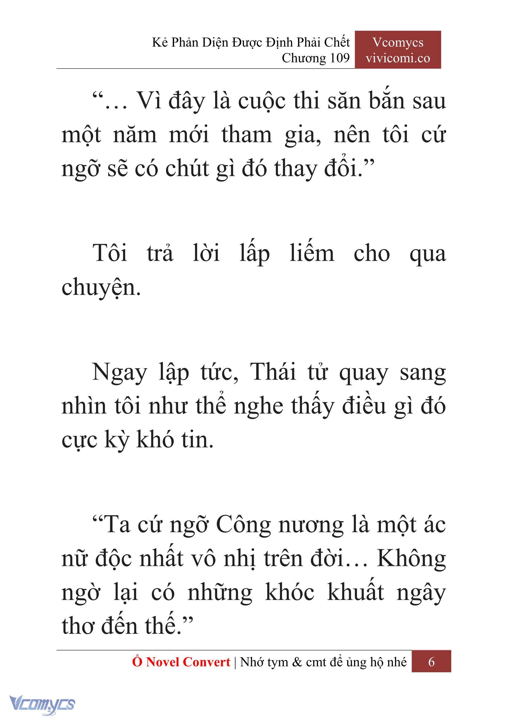 [Novel] Kẻ Phản Diện Được Định Phải Chết Chap 109 - Trang 2
