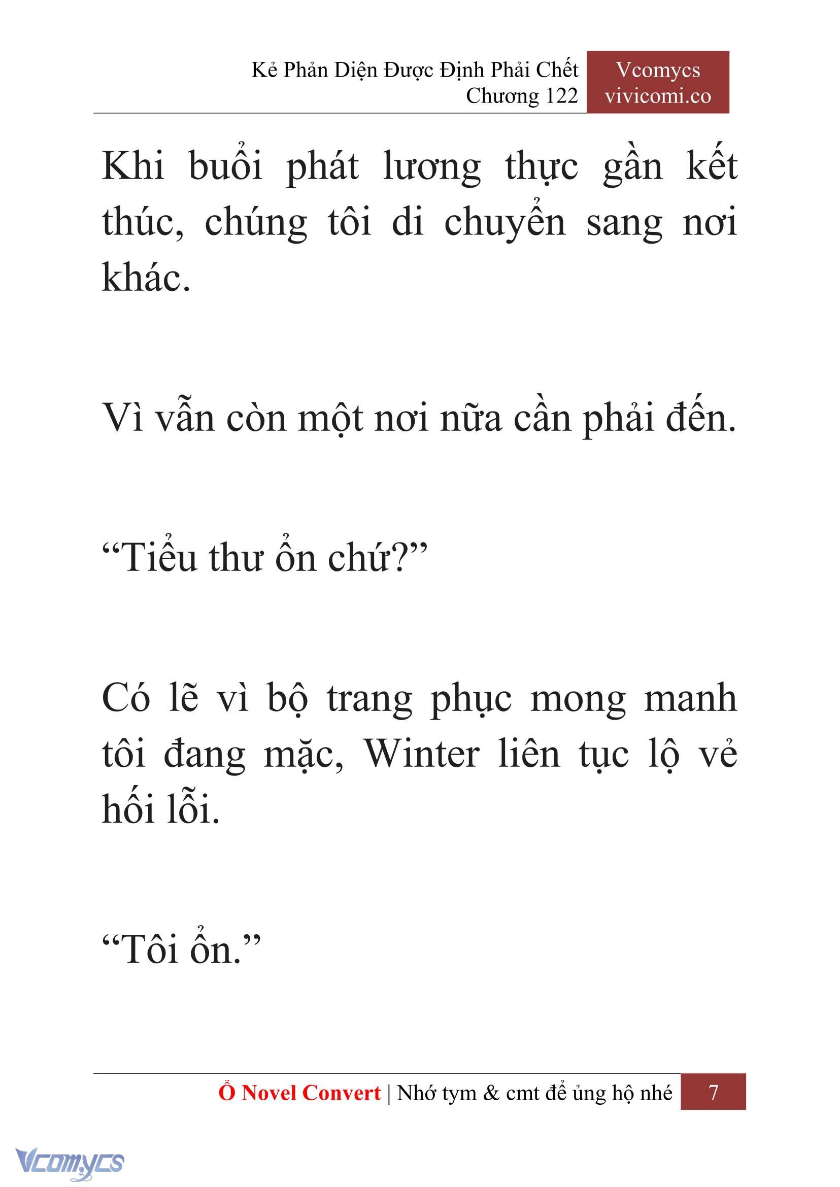 [Novel] Kẻ Phản Diện Được Định Phải Chết Chap 122 - Next Chap 123