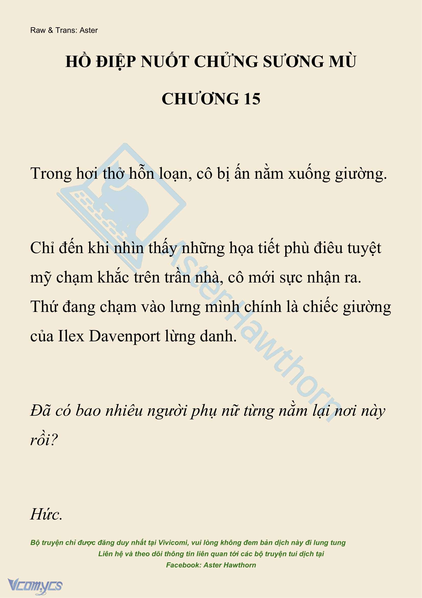 [NOVEL] Hồ Điệp Nuốt Chửng Sương Mù Chap 15 - Trang 2
