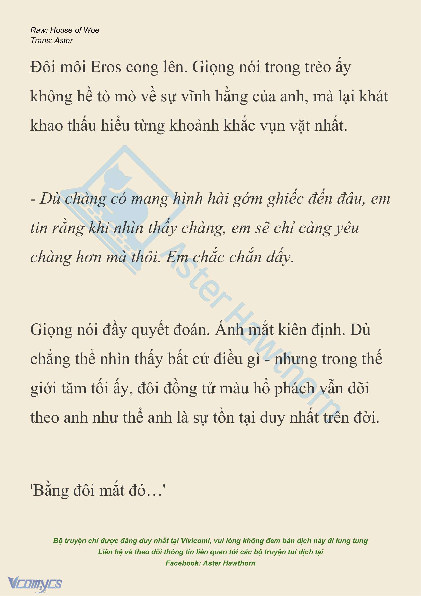 [NOVEL] Dành Cho Các Nữ Thần: Dành cho Psyche Chap 25 - Trang 2