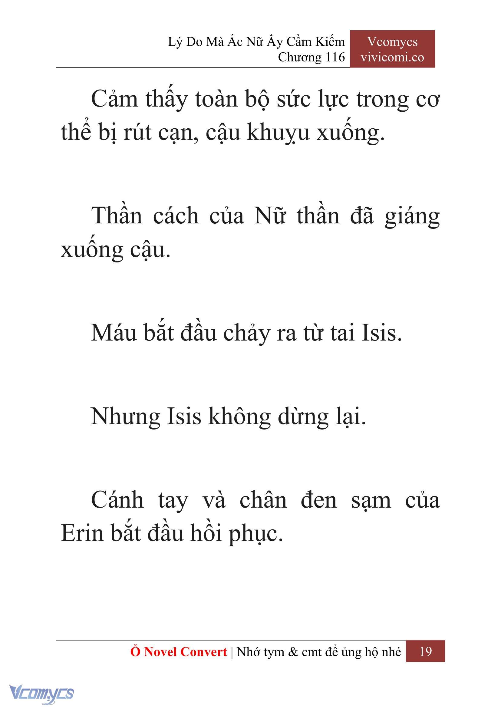 [Novel] Lý Do Mà Ác Nữ Ấy Cầm Kiếm Chap 116 - Next Chap 117