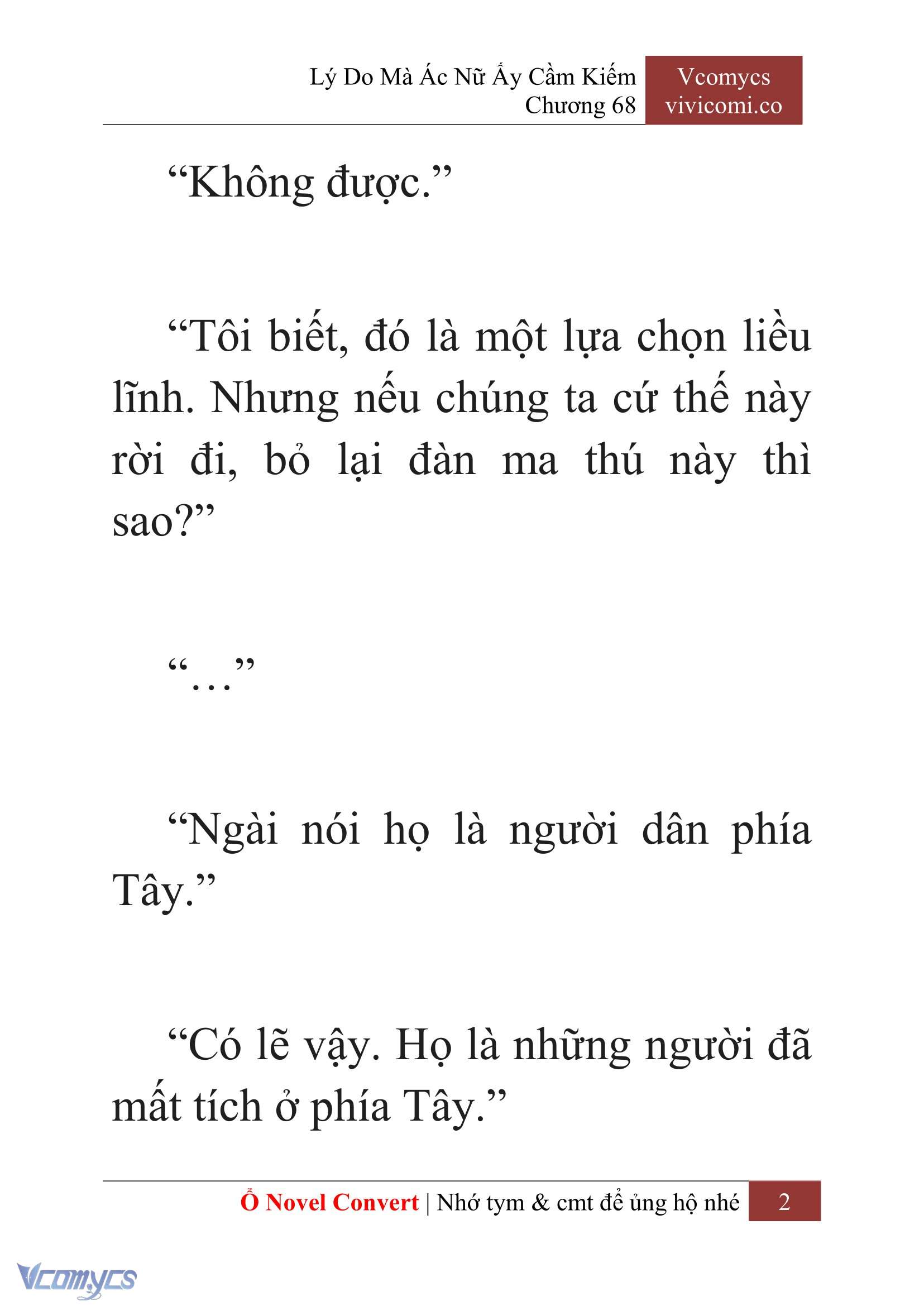 [Novel] Lý Do Mà Ác Nữ Ấy Cầm Kiếm Chap 68 - Next Chap 69