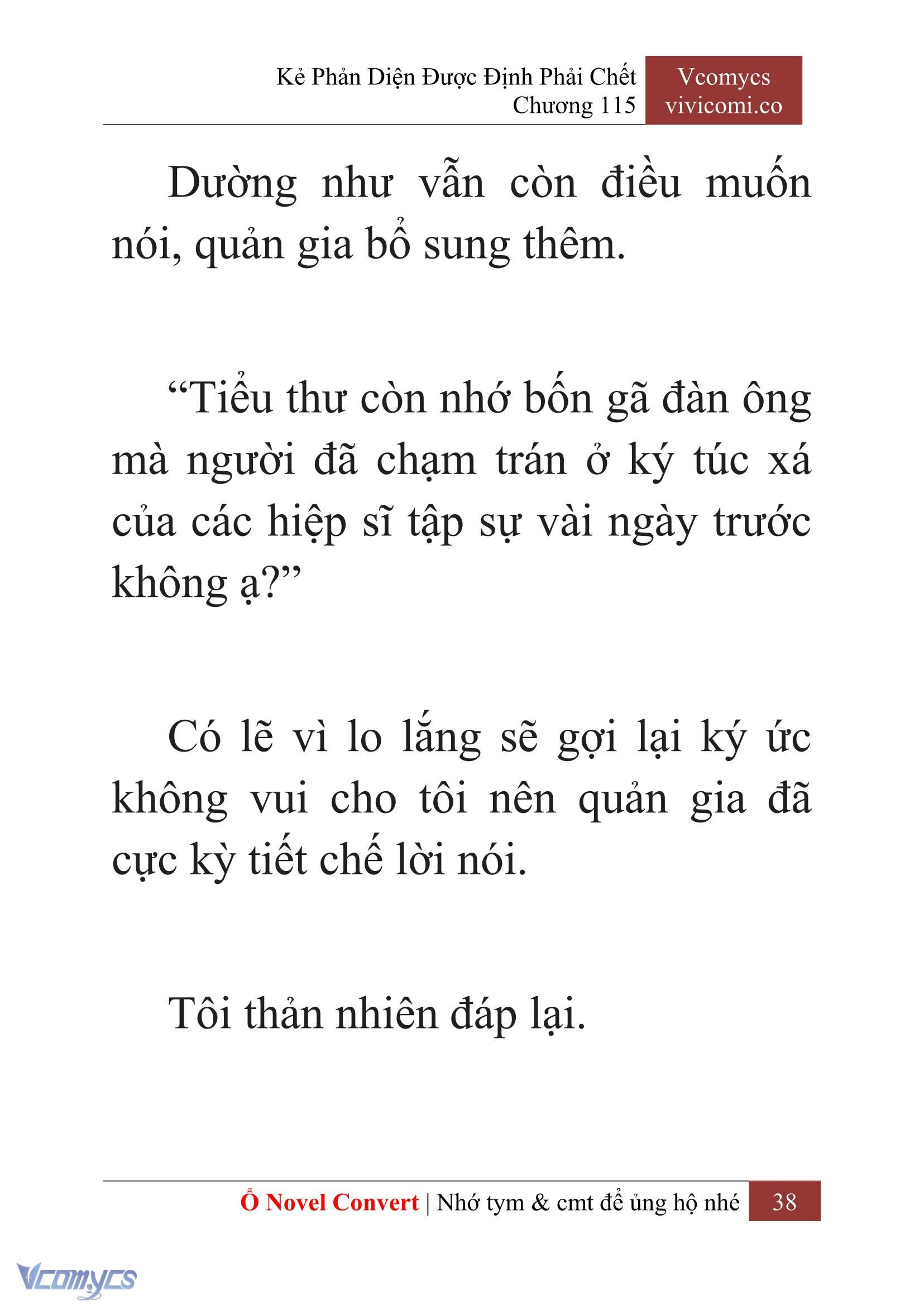 [Novel] Kẻ Phản Diện Được Định Phải Chết Chap 115 - Trang 2