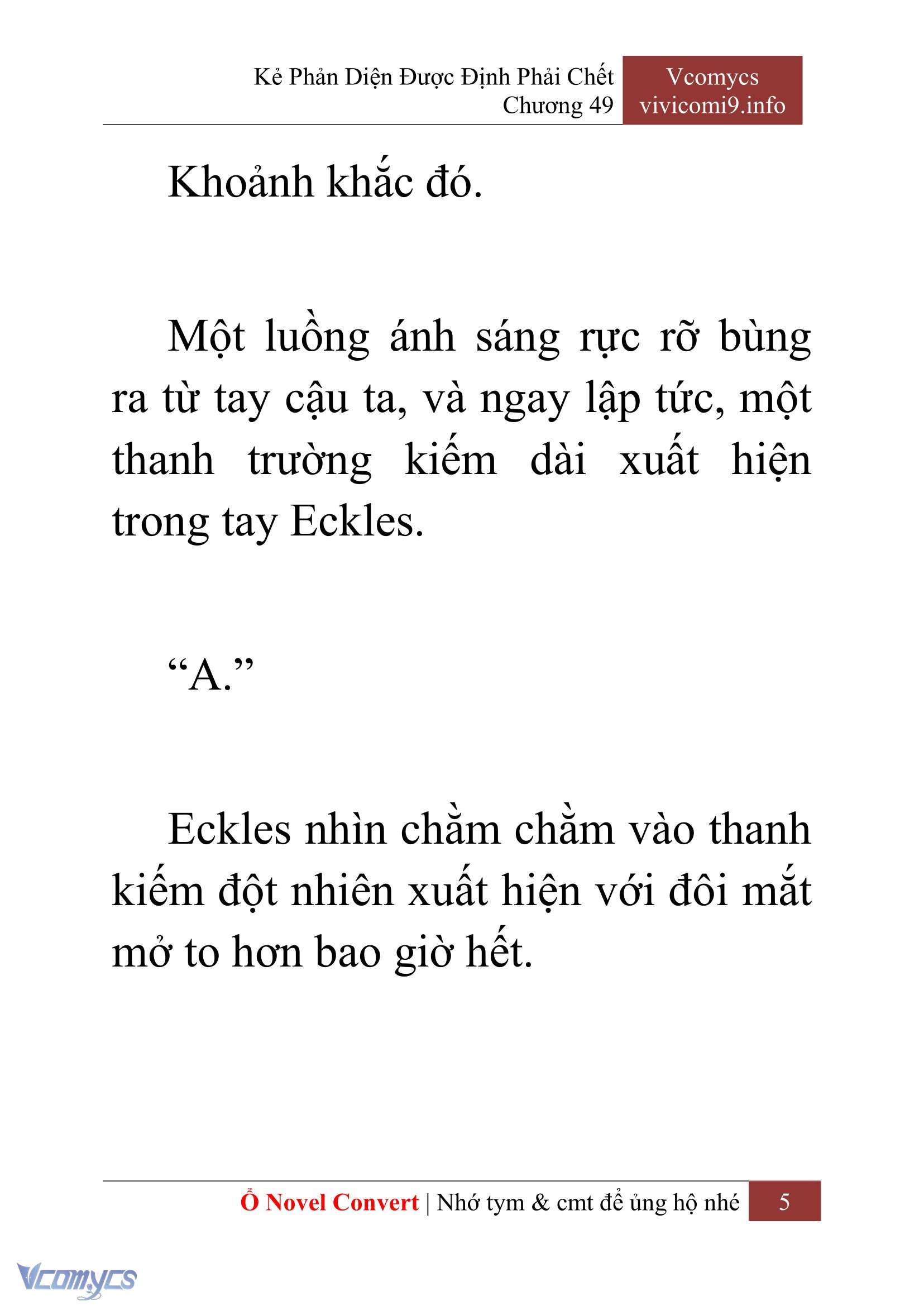 [Novel] Kẻ Phản Diện Được Định Phải Chết Chap 49 - Next Chap 50