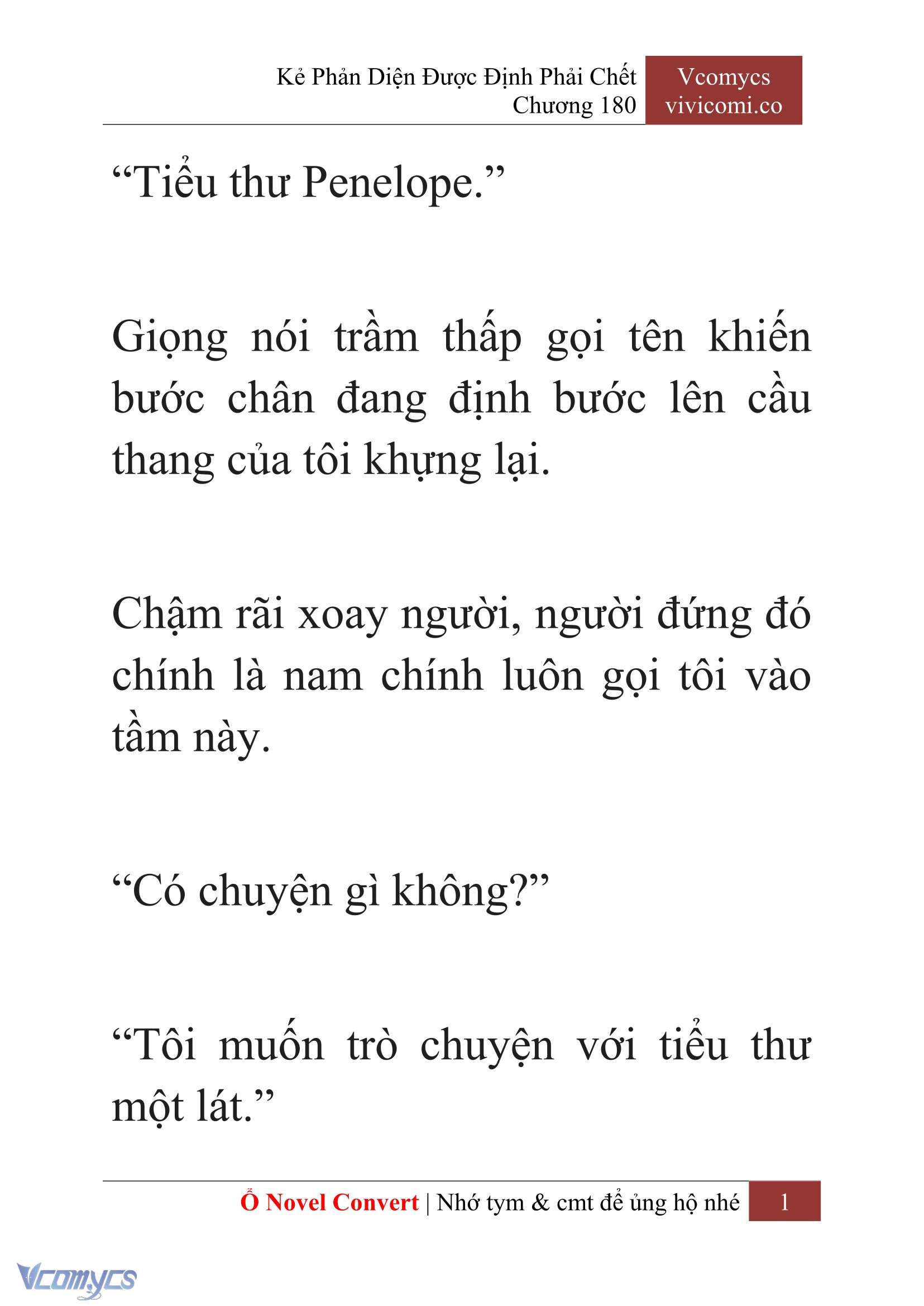 [Novel] Kẻ Phản Diện Được Định Phải Chết Chap 180 - Trang 2