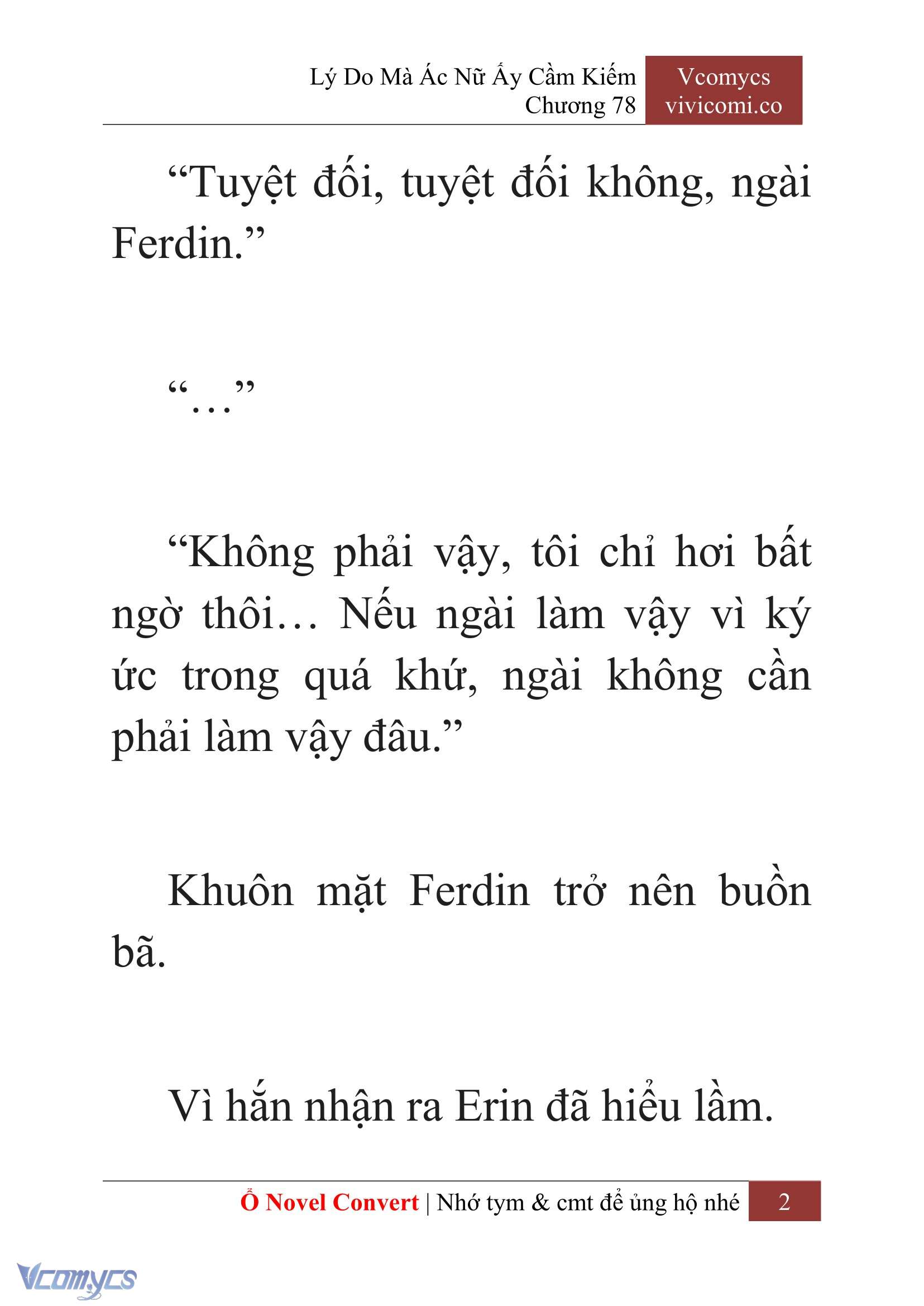 [Novel] Lý Do Mà Ác Nữ Ấy Cầm Kiếm Chap 78 - Next Chap 79