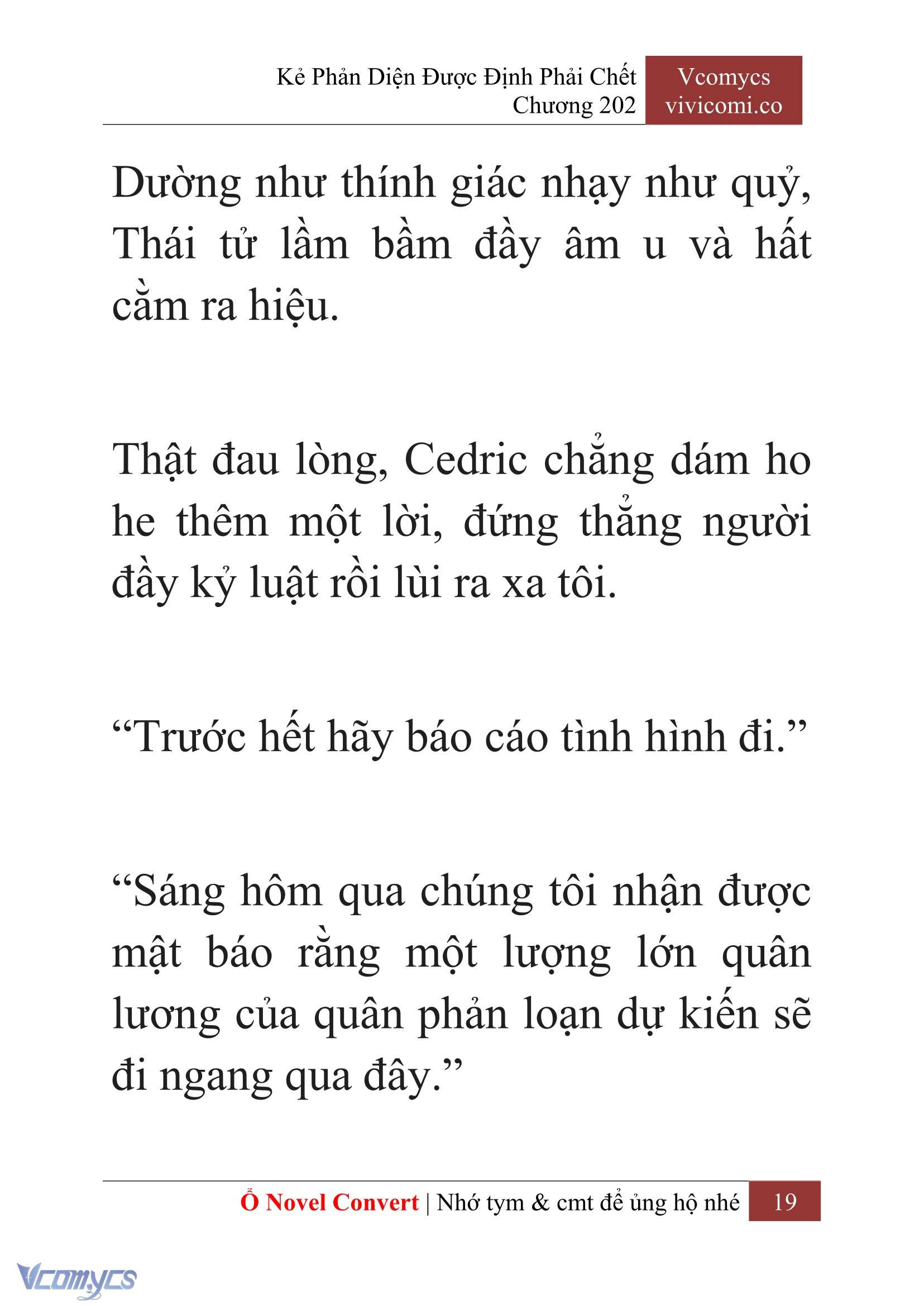 [Novel] Kẻ Phản Diện Được Định Phải Chết Chap 202 - Trang 2