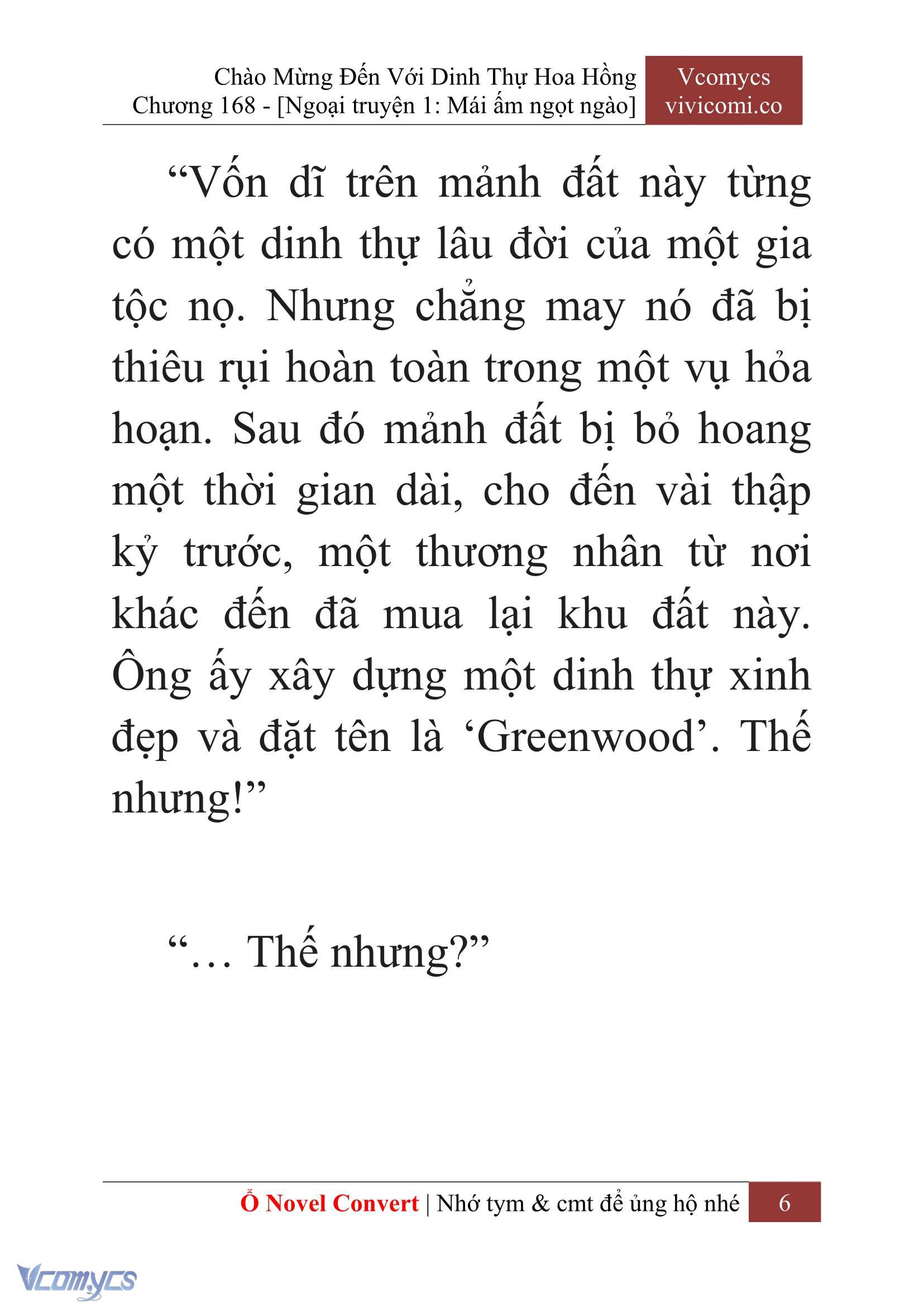 [Novel] Chào Mừng Đến Với Dinh Thự Hoa Hồng Chap 168 - Trang 2