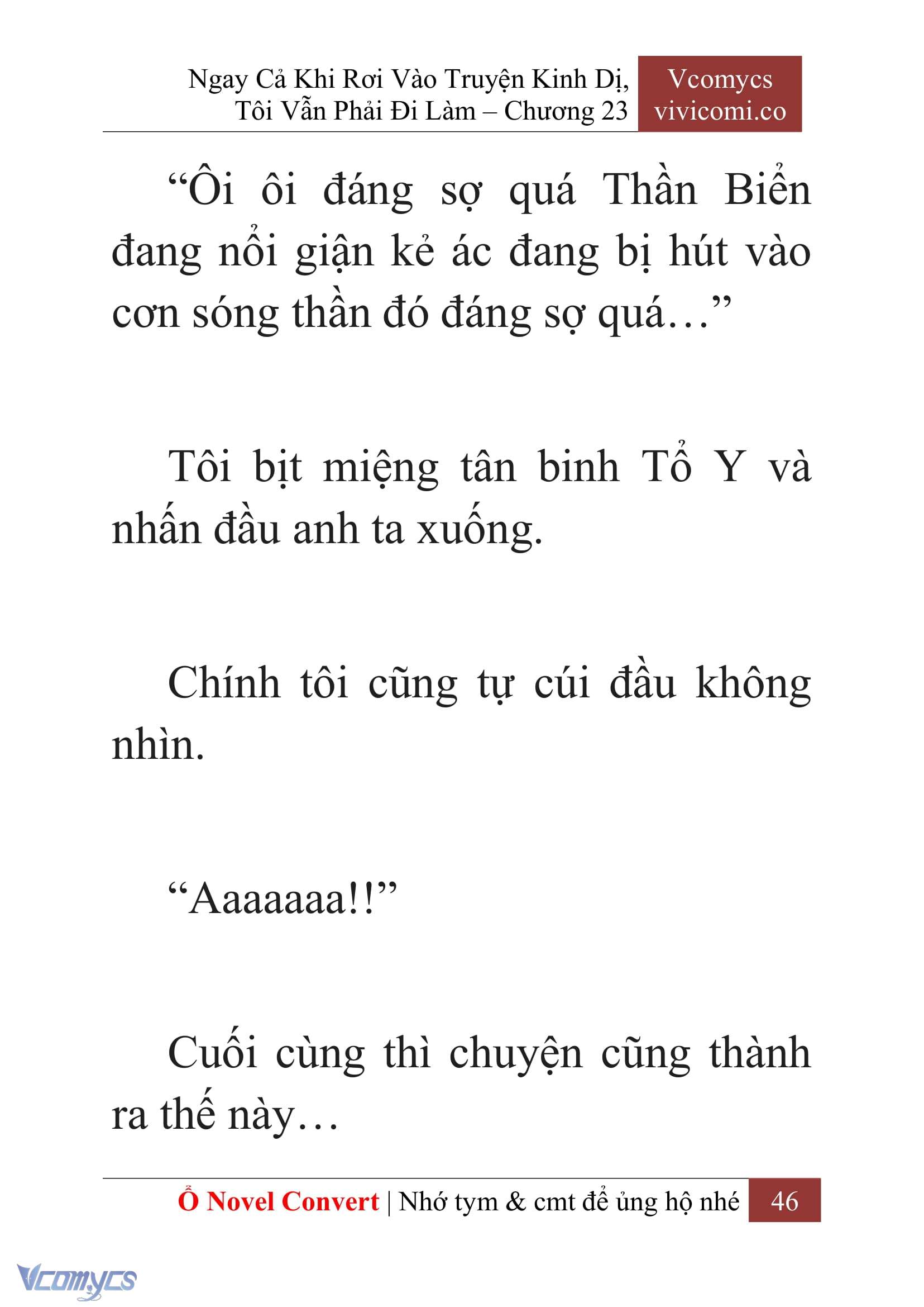 [Novel] Ngay Cả Khi Rơi Vào Truyện Kinh Dị, Tôi Vẫn Phải Đi Làm Chap 23 - Trang 2