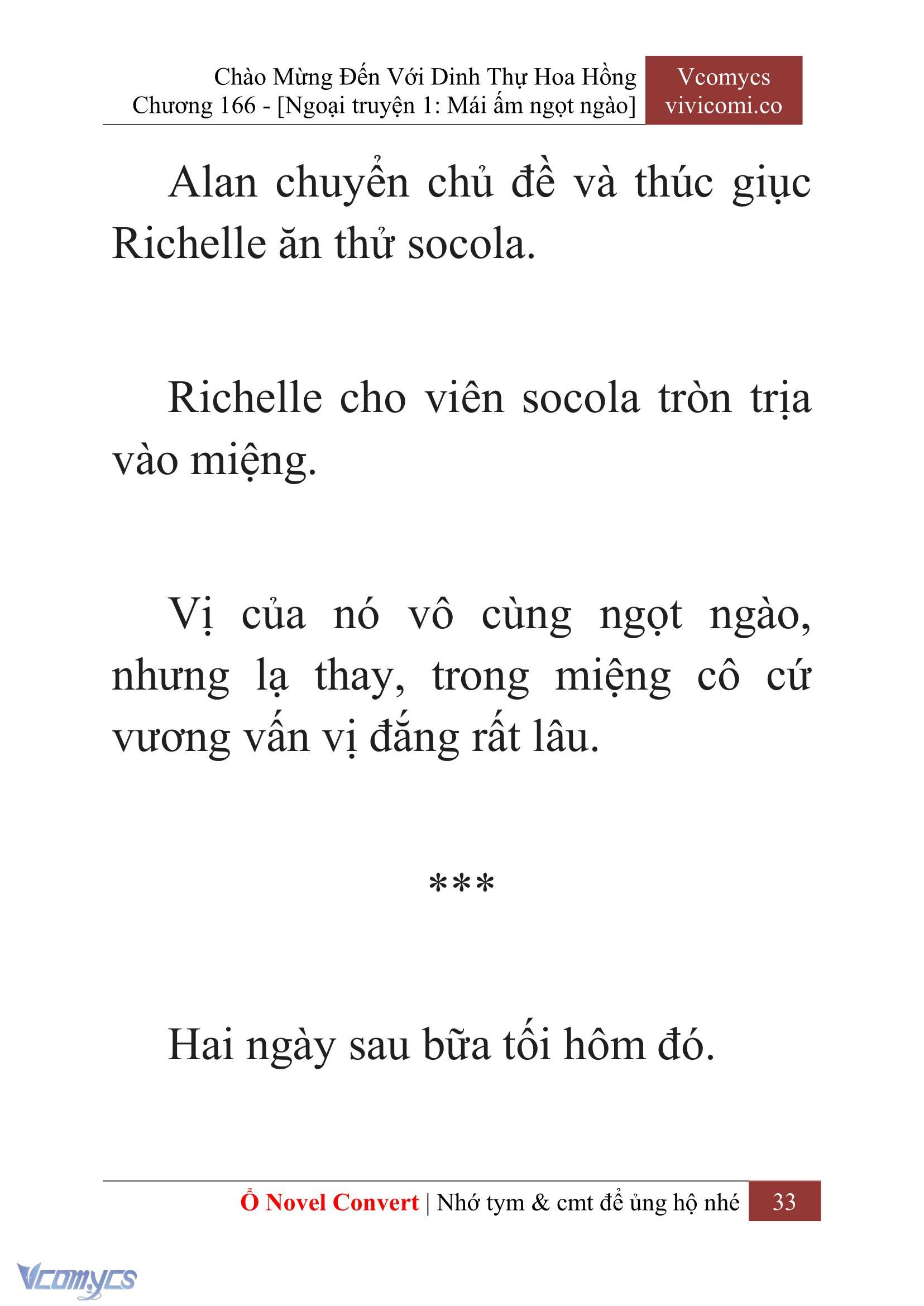 [Novel] Chào Mừng Đến Với Dinh Thự Hoa Hồng Chap 166 - Trang 2