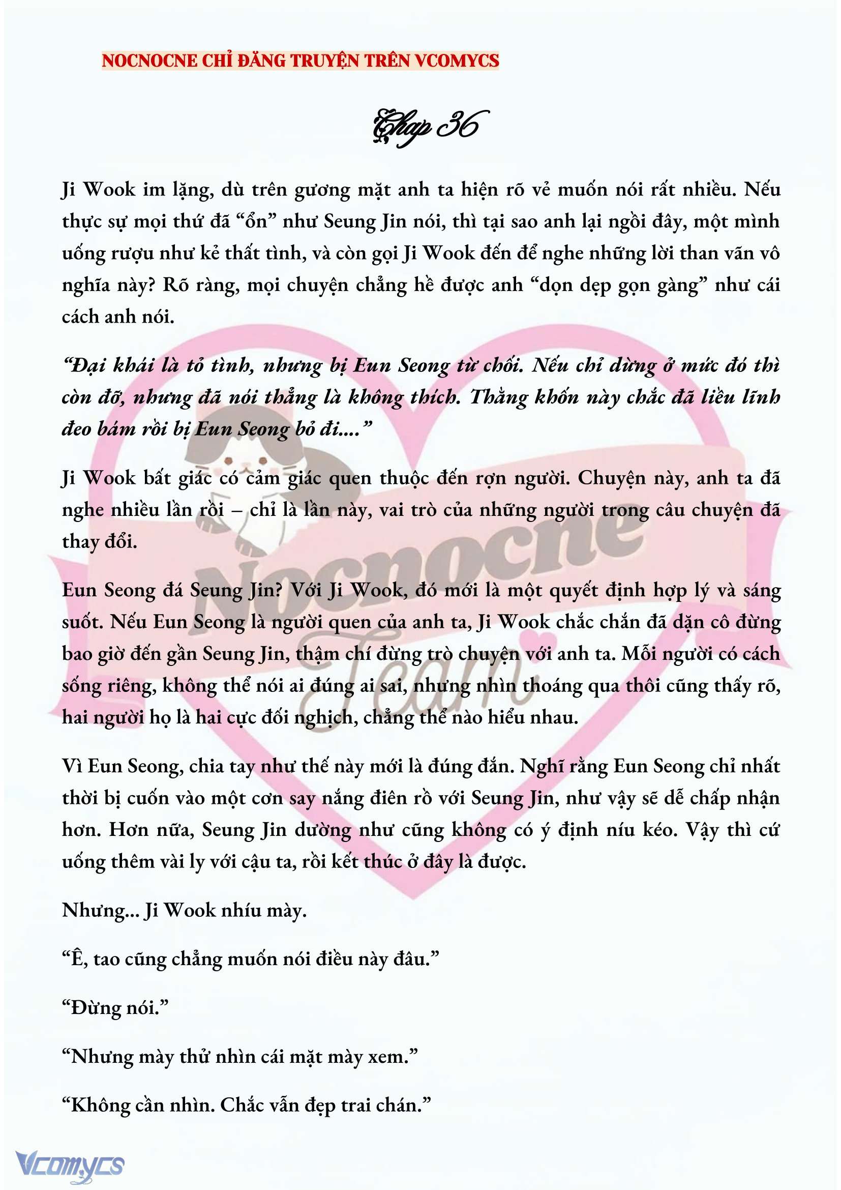 [NOVEL] CHÚNG TA KẾT THÚC VÀO MÙA THU Chap 36 - Trang 2