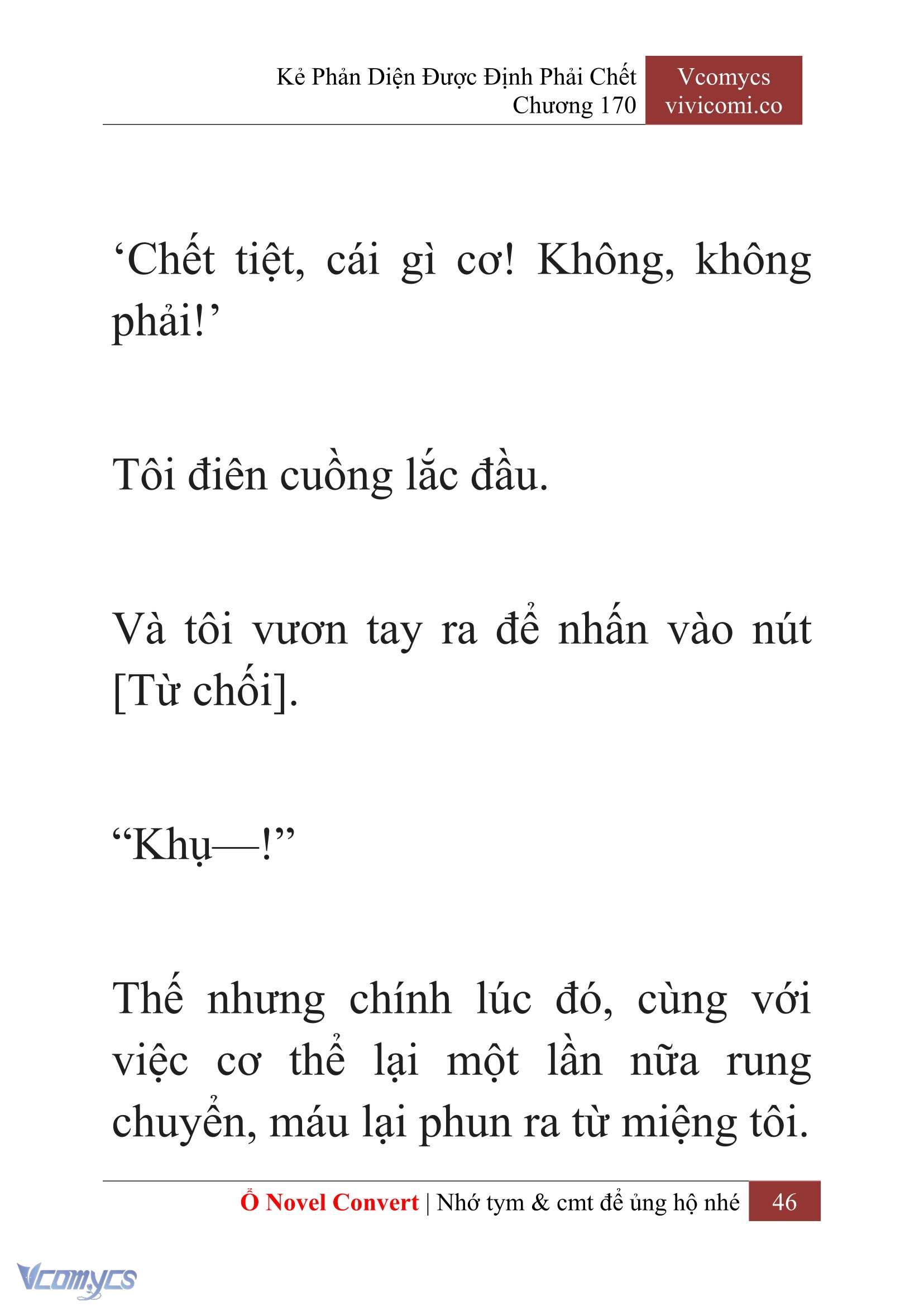 [Novel] Kẻ Phản Diện Được Định Phải Chết Chap 170 - Trang 2